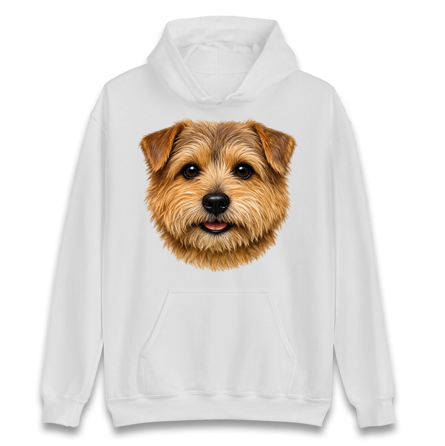 Norfolk Terrier Dog Face Hoodie