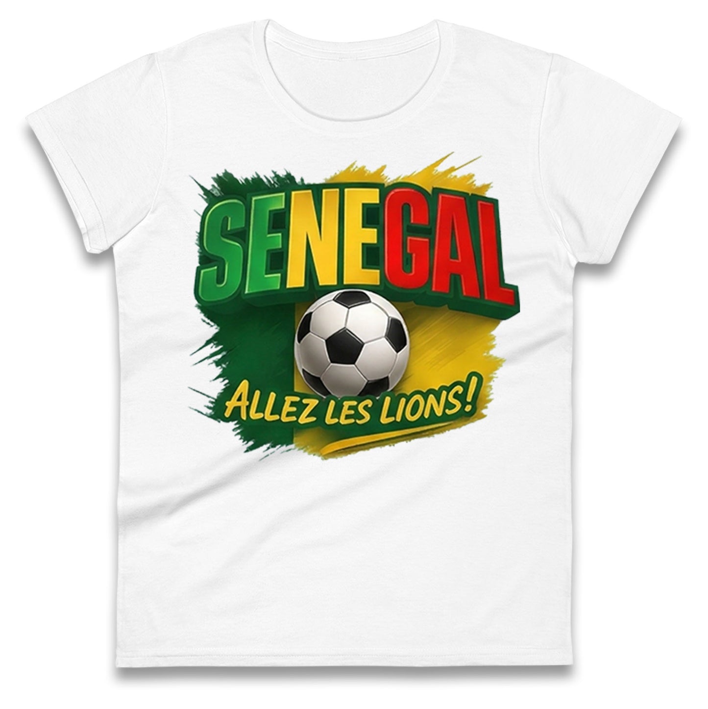 Senegal Retro World Cup Ladies T Shirt