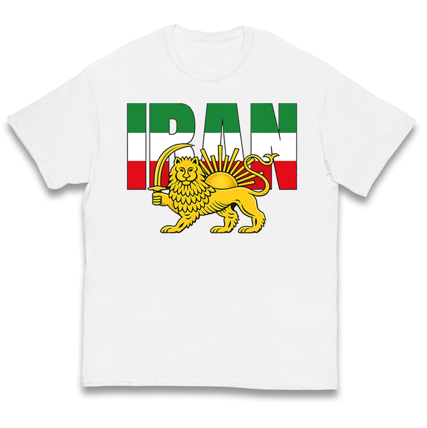 Iran Flag Kids T Shirt