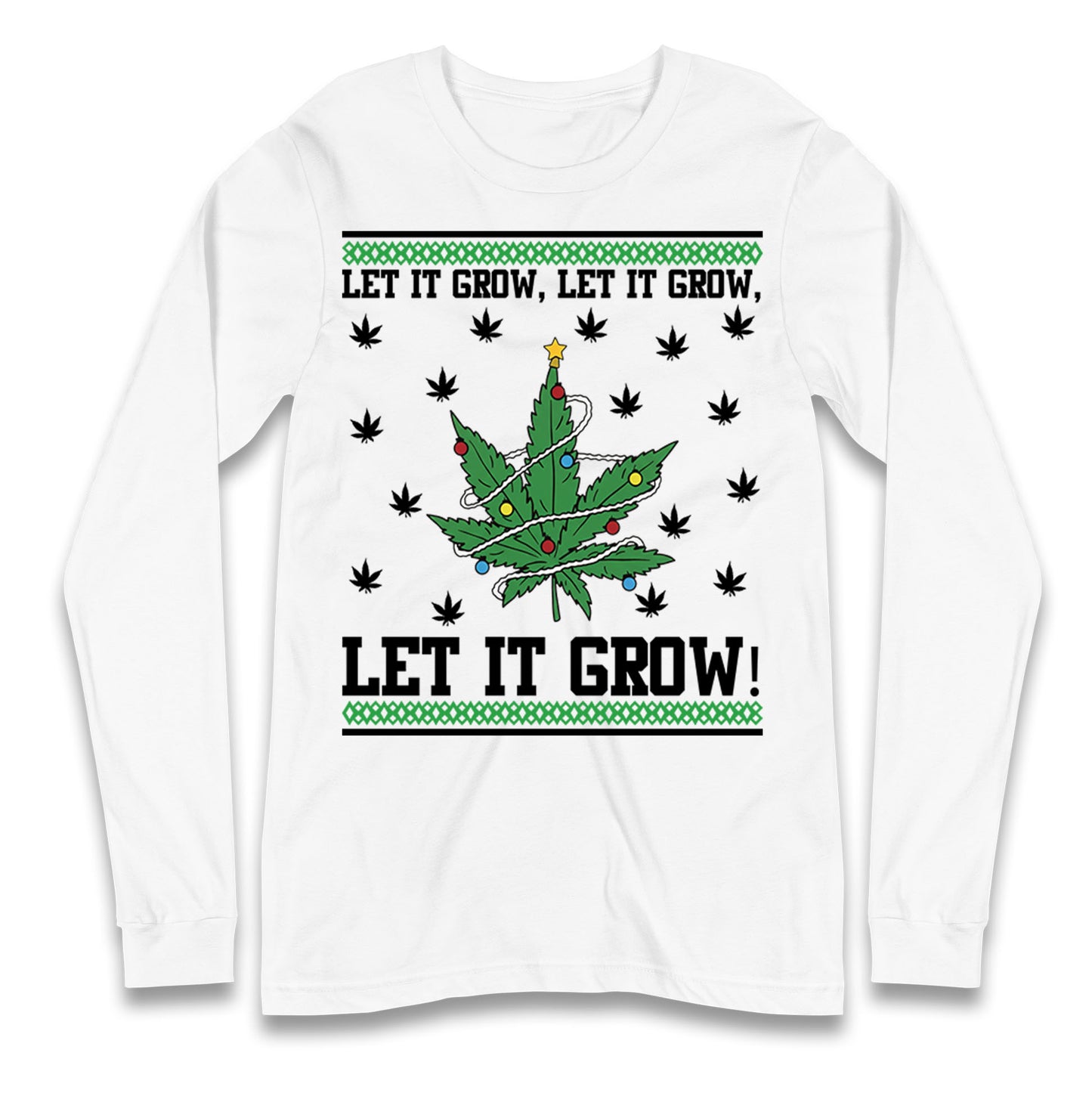 Cannabis Christmas Longsleeve T Shirt