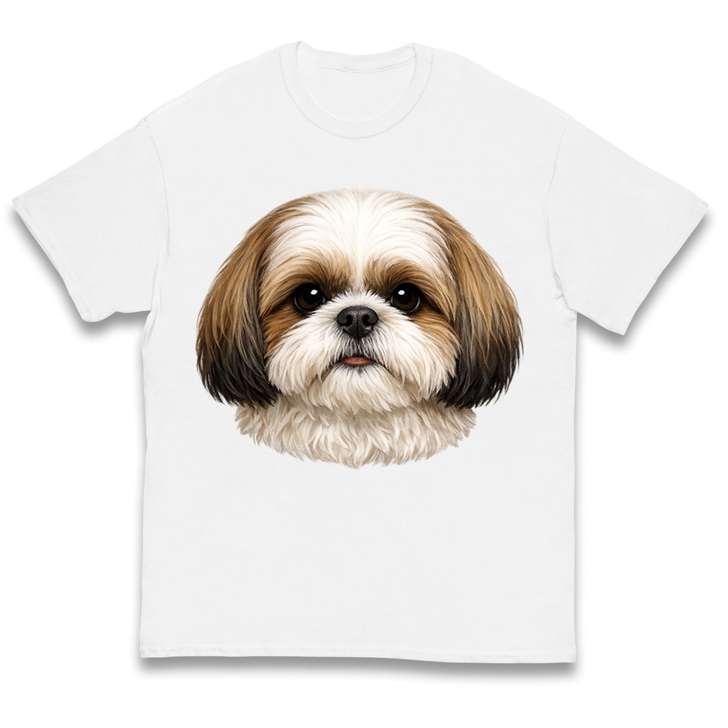 Shih Tzu Face Kids T Shirt