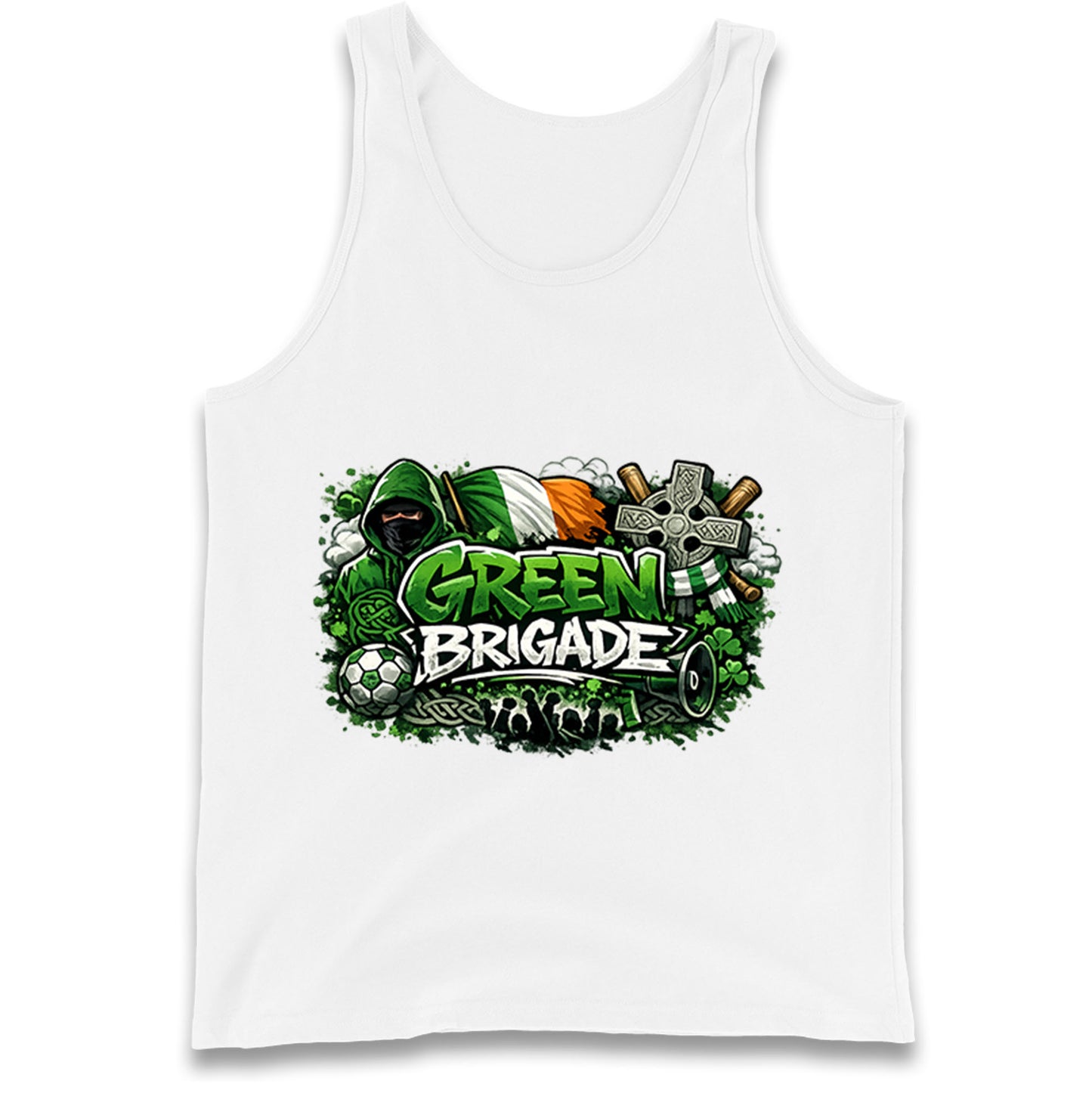 Celtic Green Brigade Football Tank Top