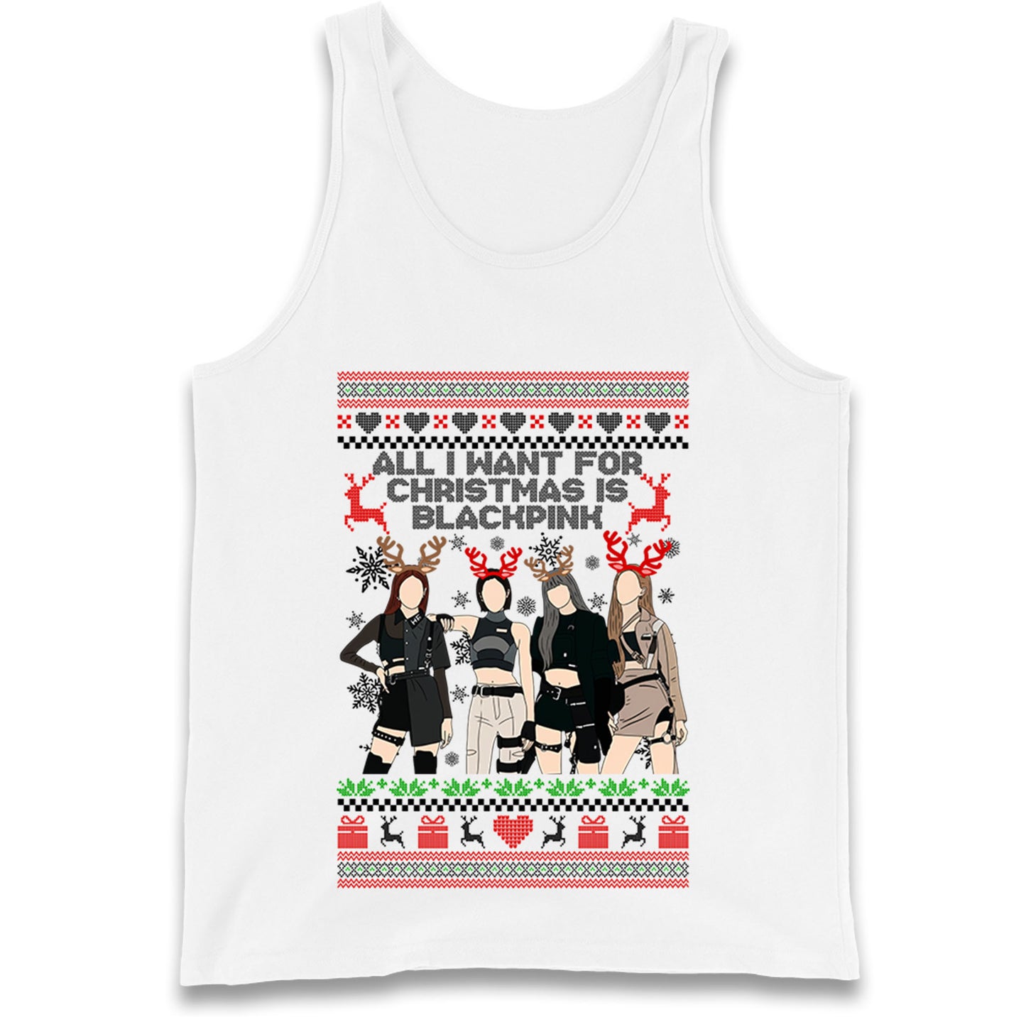 BlackPink Christmas Tank Top