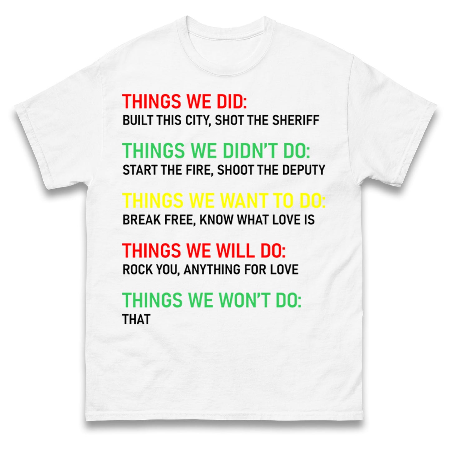 Bob Marley Music T Shirt