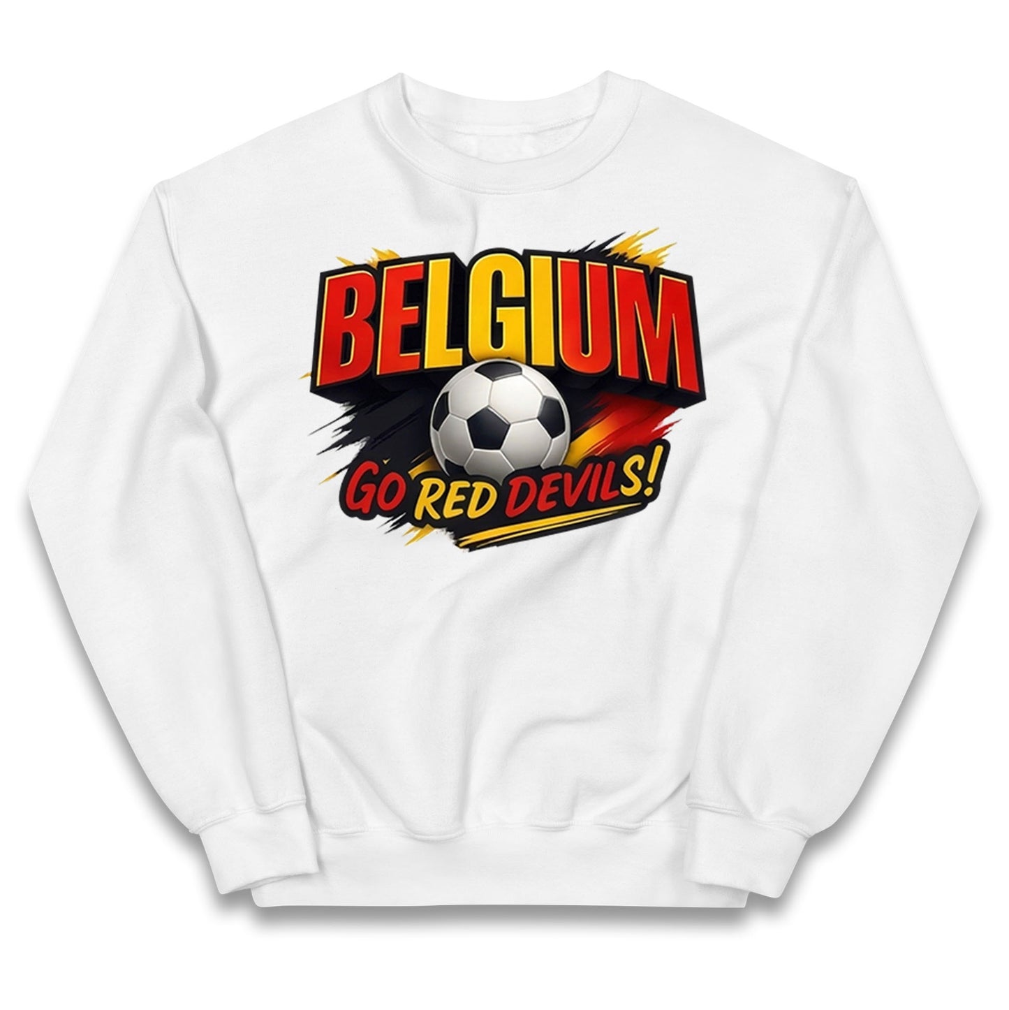 Belgium Retro Football Kids Jumper