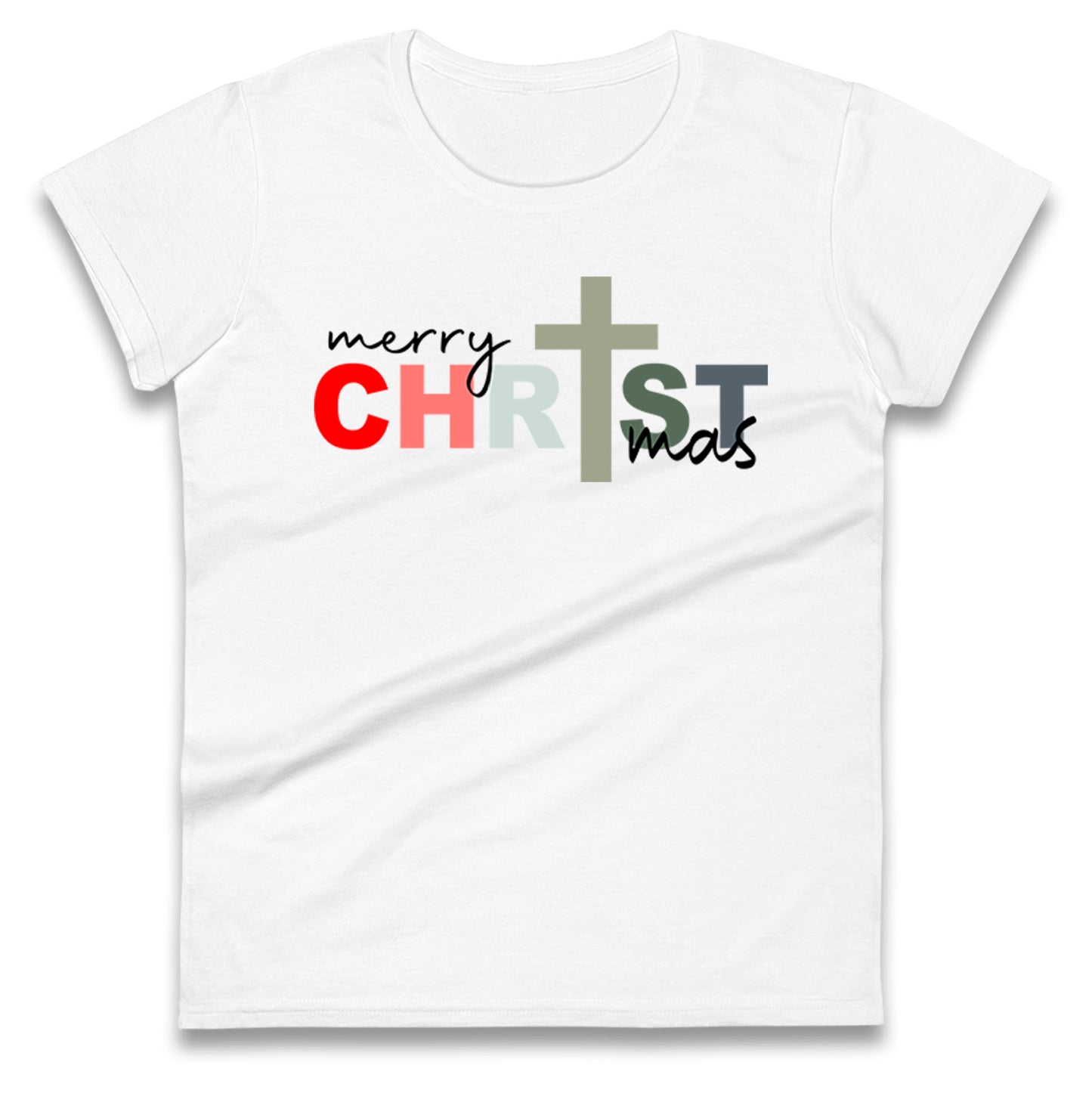 Christ Christmas Ladies T Shirt