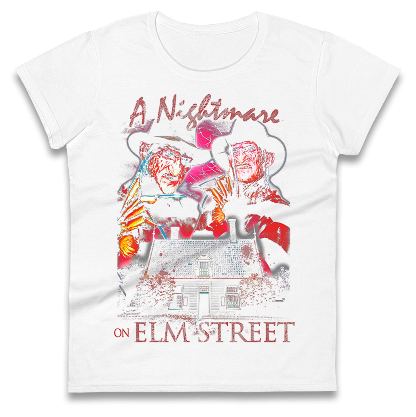Freddy Krueger Movie Ladies T Shirt