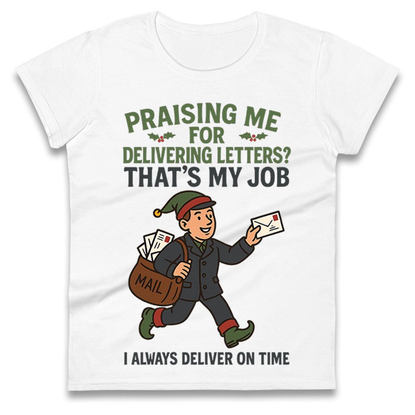 Royal Mail Christmas Ladies T Shirt