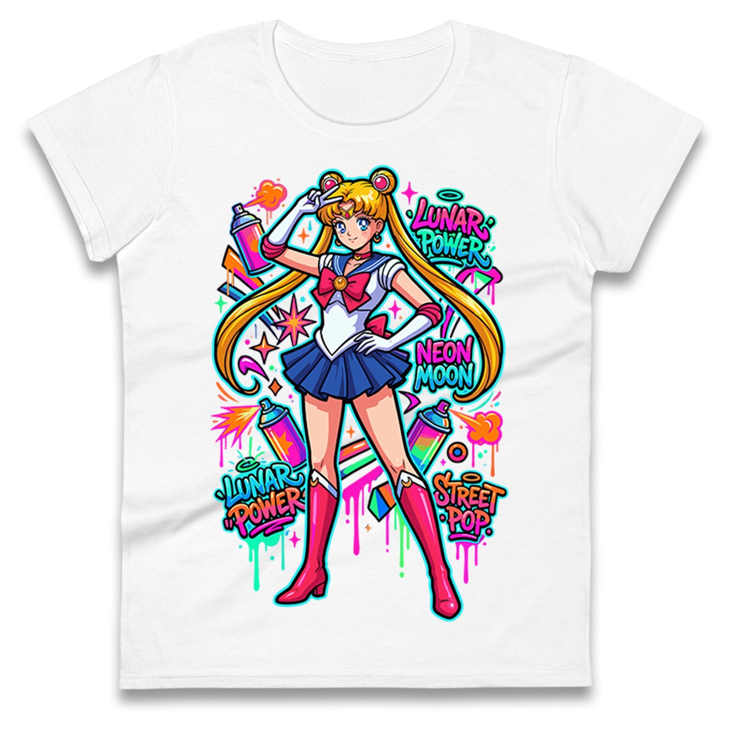Lunar Power Ladies T Shirt