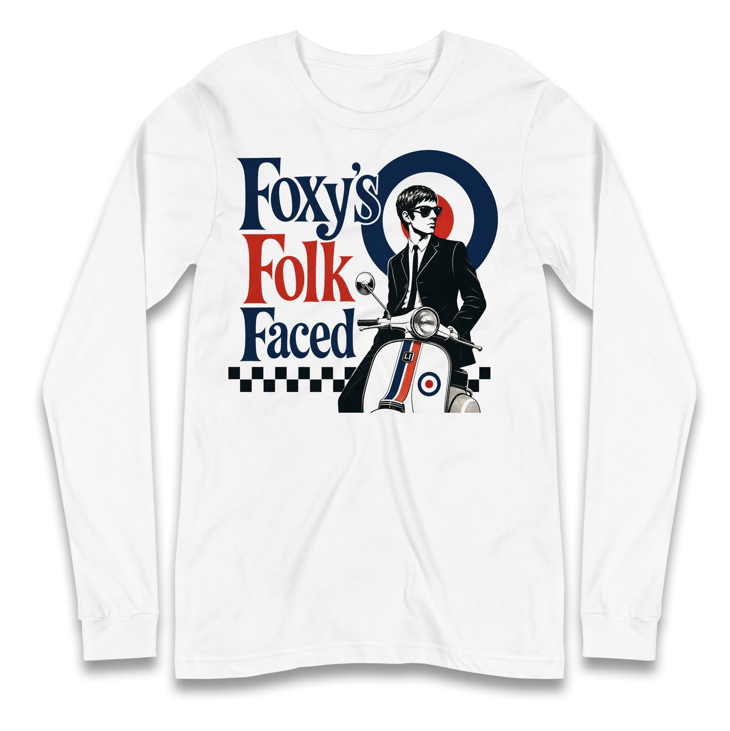 Ocean Colour Scene Foxy's Folk Faced Longsleeve Tee