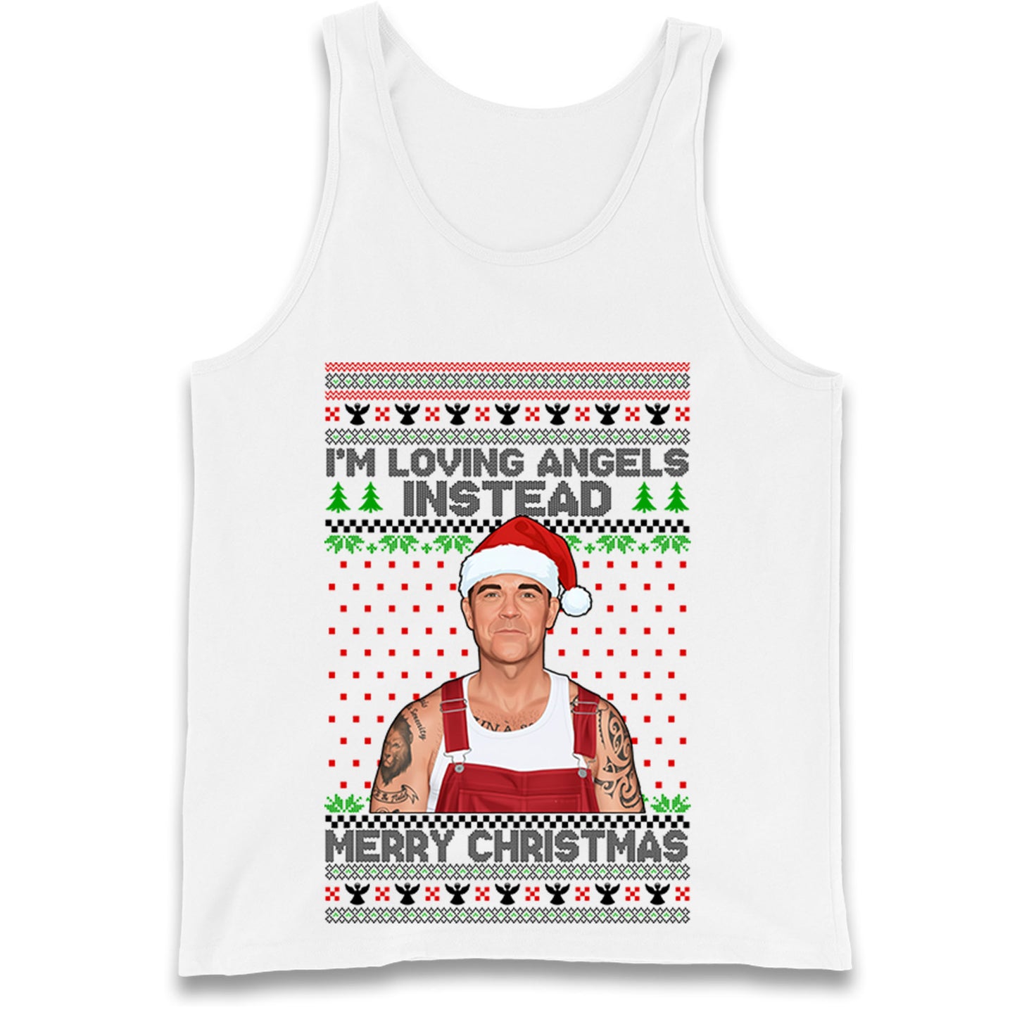 Robbie Williams Christmas Tank Top