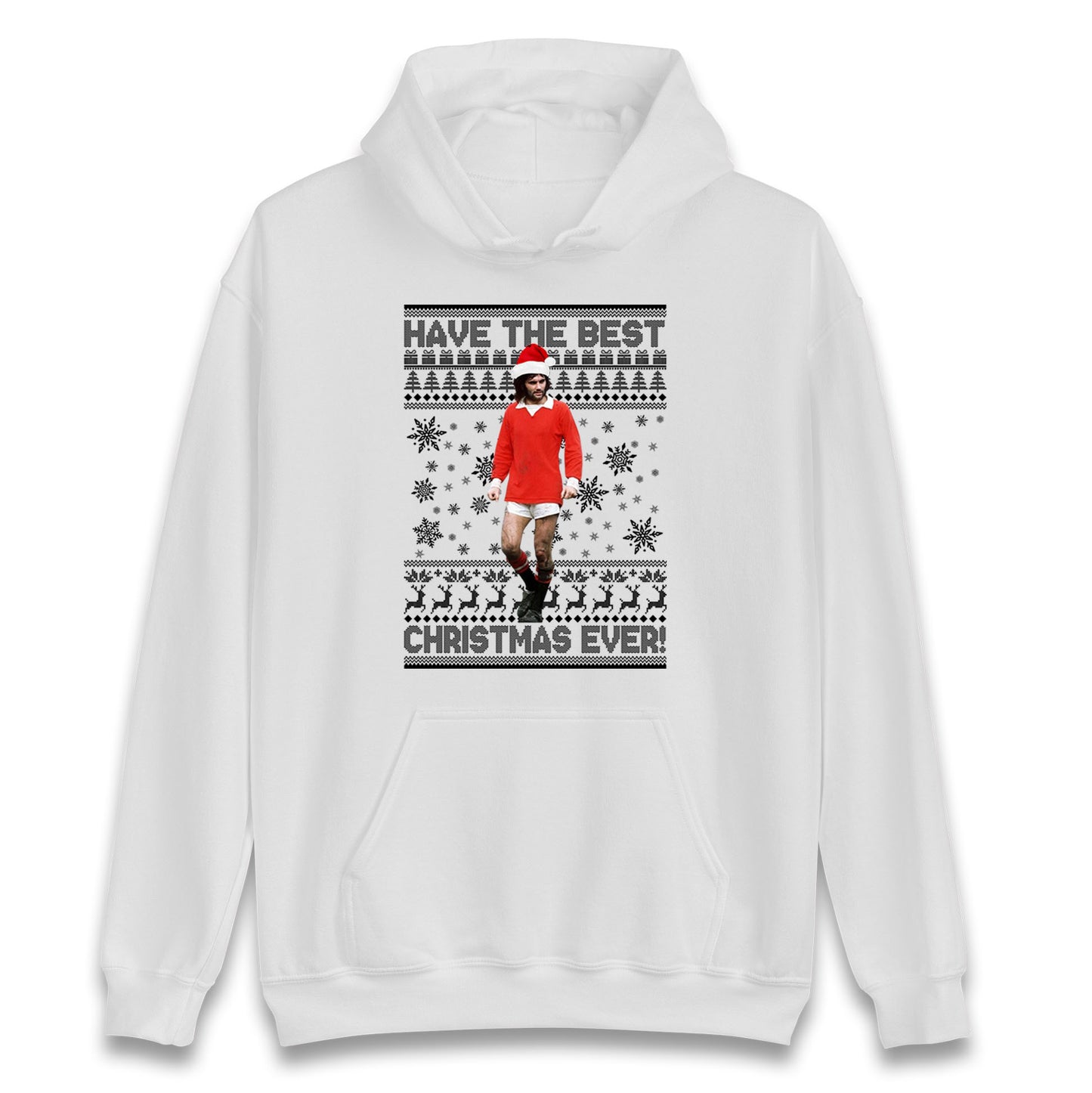 Christmas George Best Hoodie
