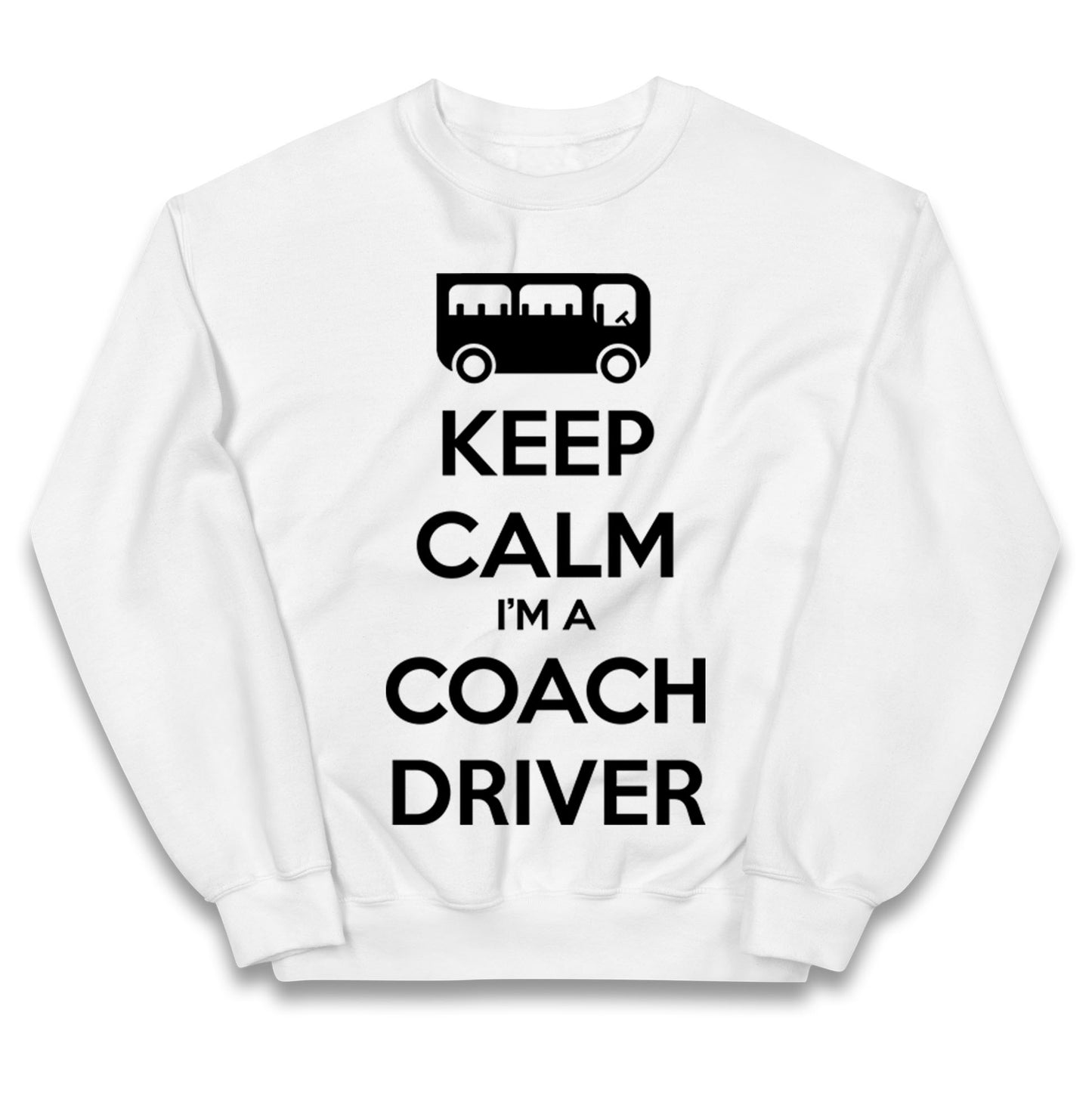 Keep Calm I’m a Coach Driver Kids Jumper