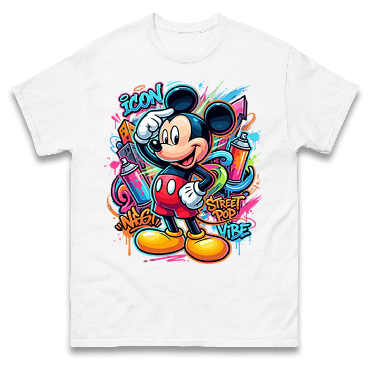 Graffiti Mickey T Shirt