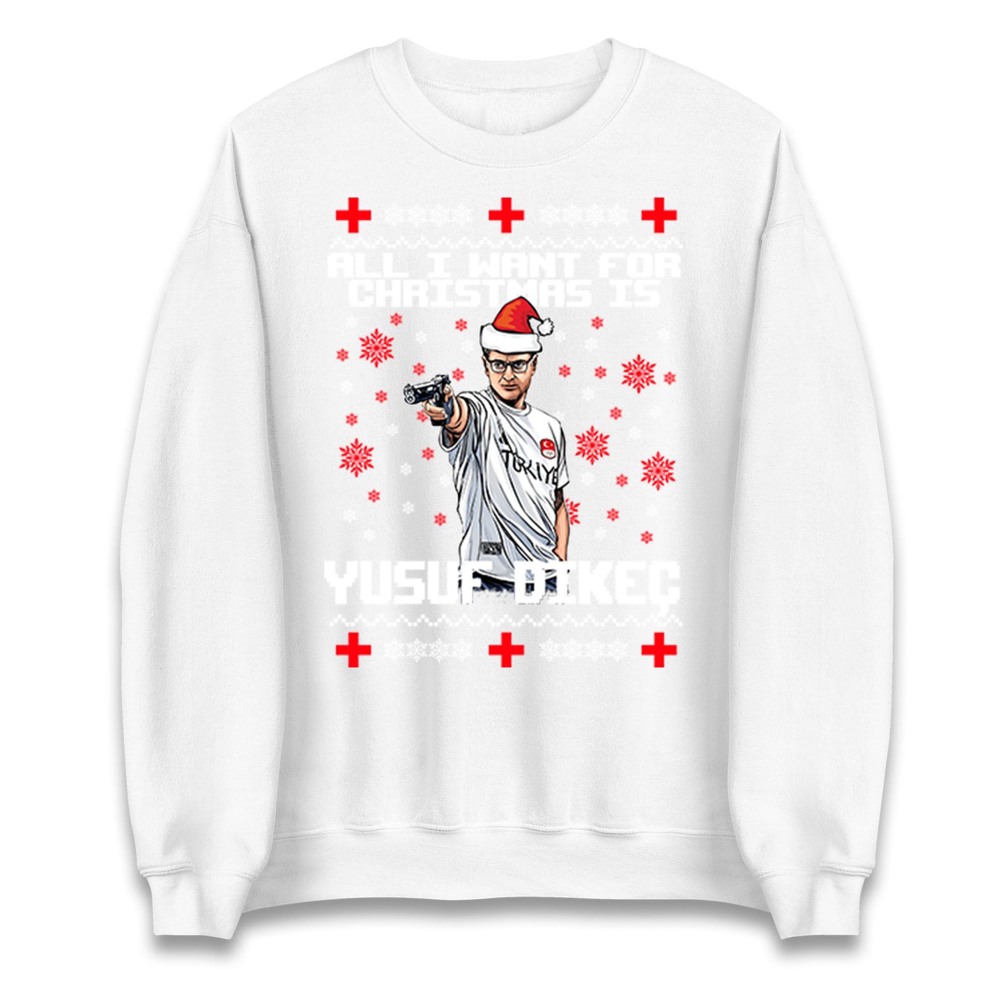 yusuf dikec christmas sweatshirt