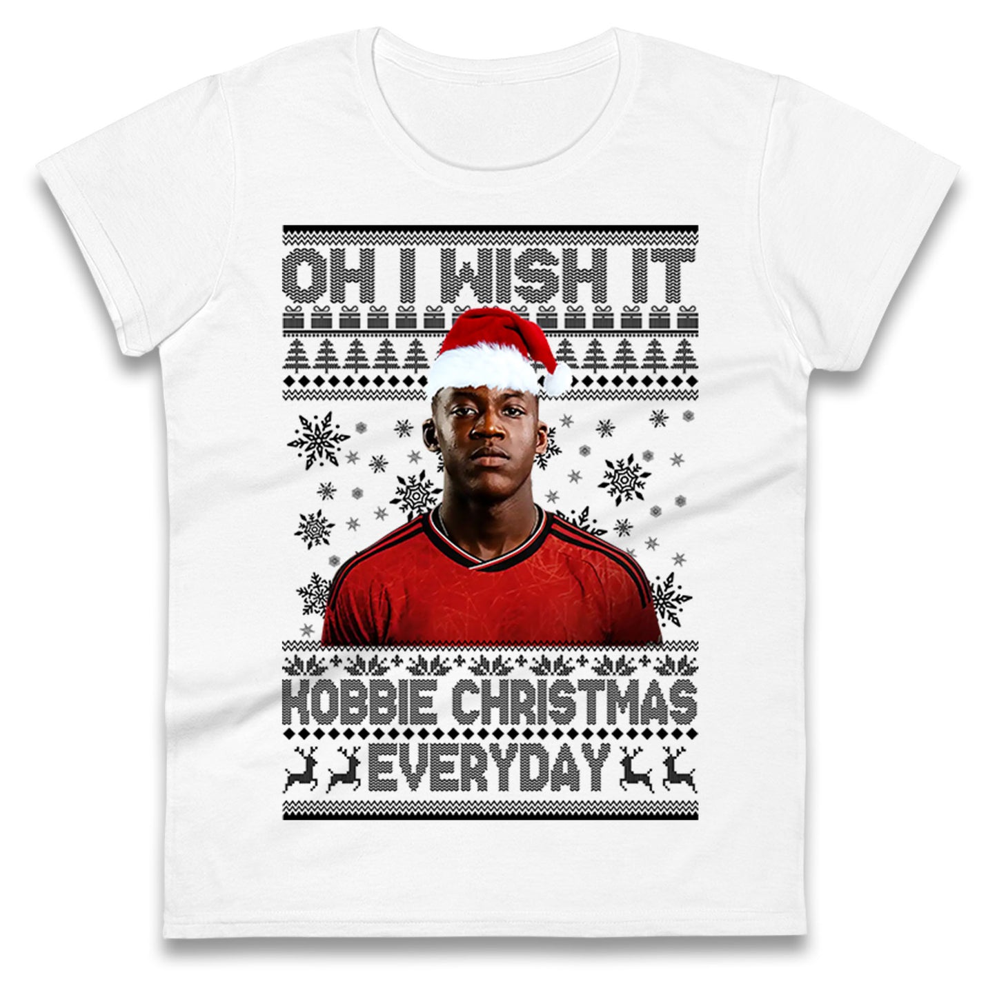 Kobbie Mainoo Christmas Ladies T Shirt