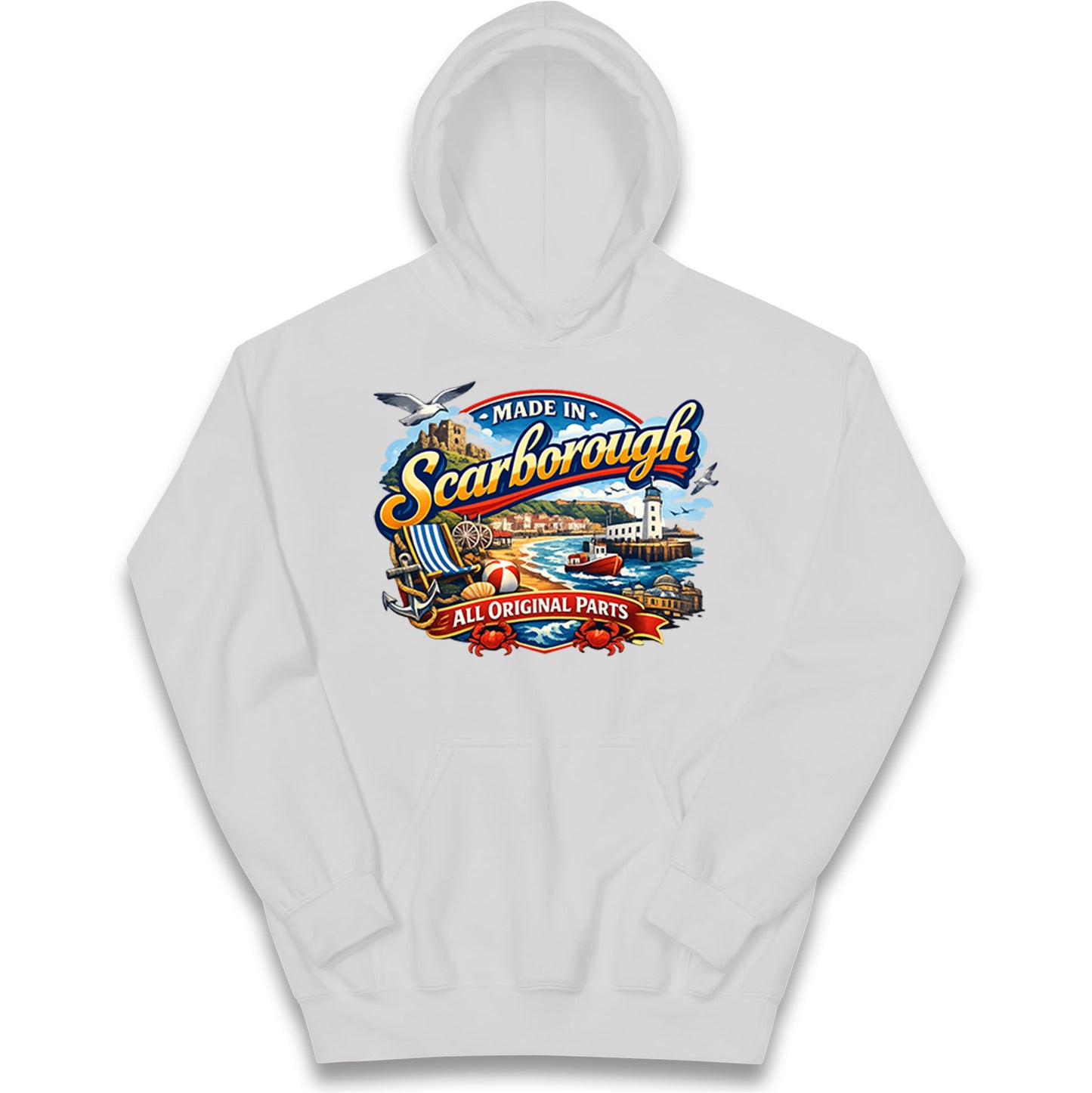 Made In Scarborough All Original Parts Kids Hoodie