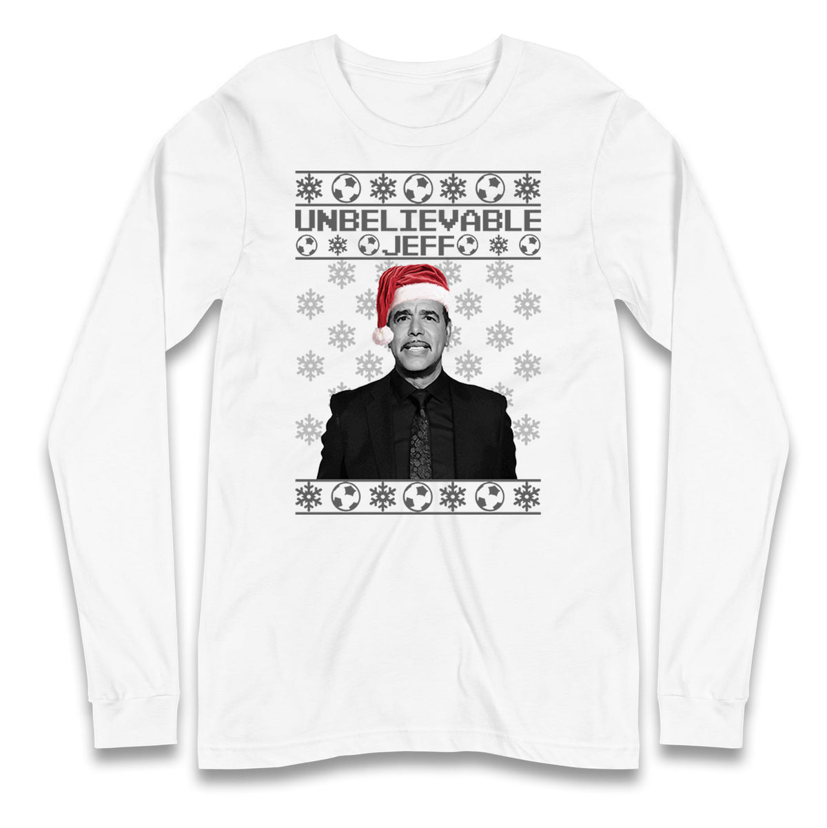 chris kamara christmas long sleeve t shirt