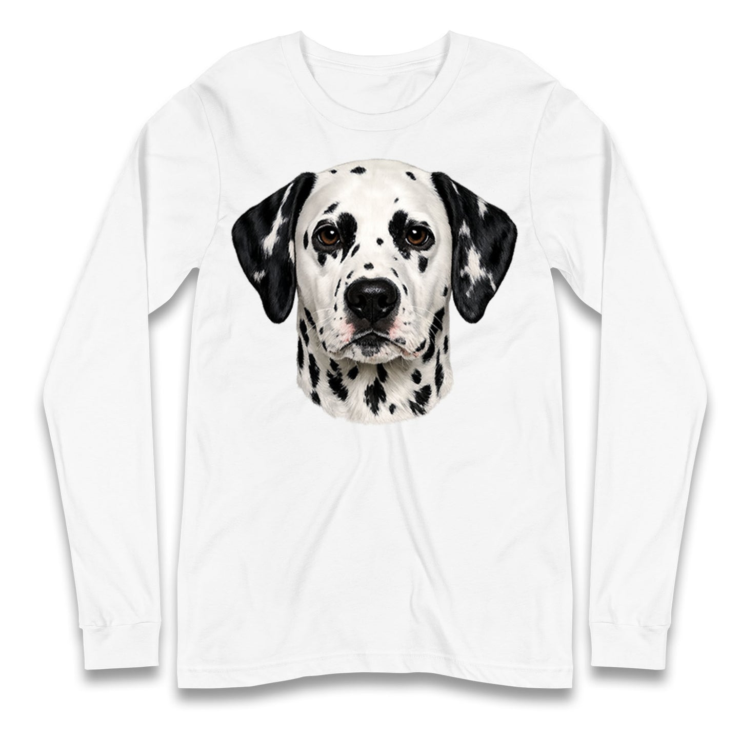 Dalmatian Dog Face Longsleeve T Shirt