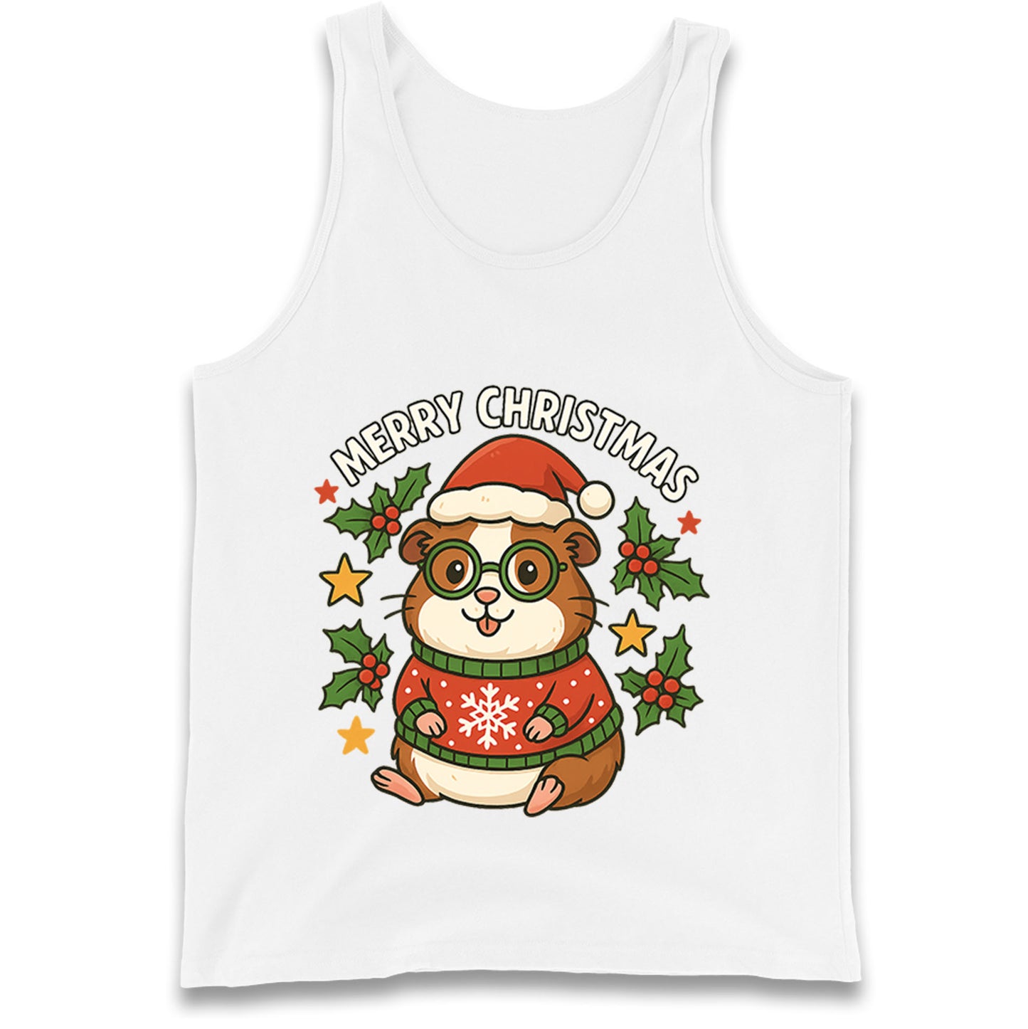 Guinea Pig Christmas Tank Top