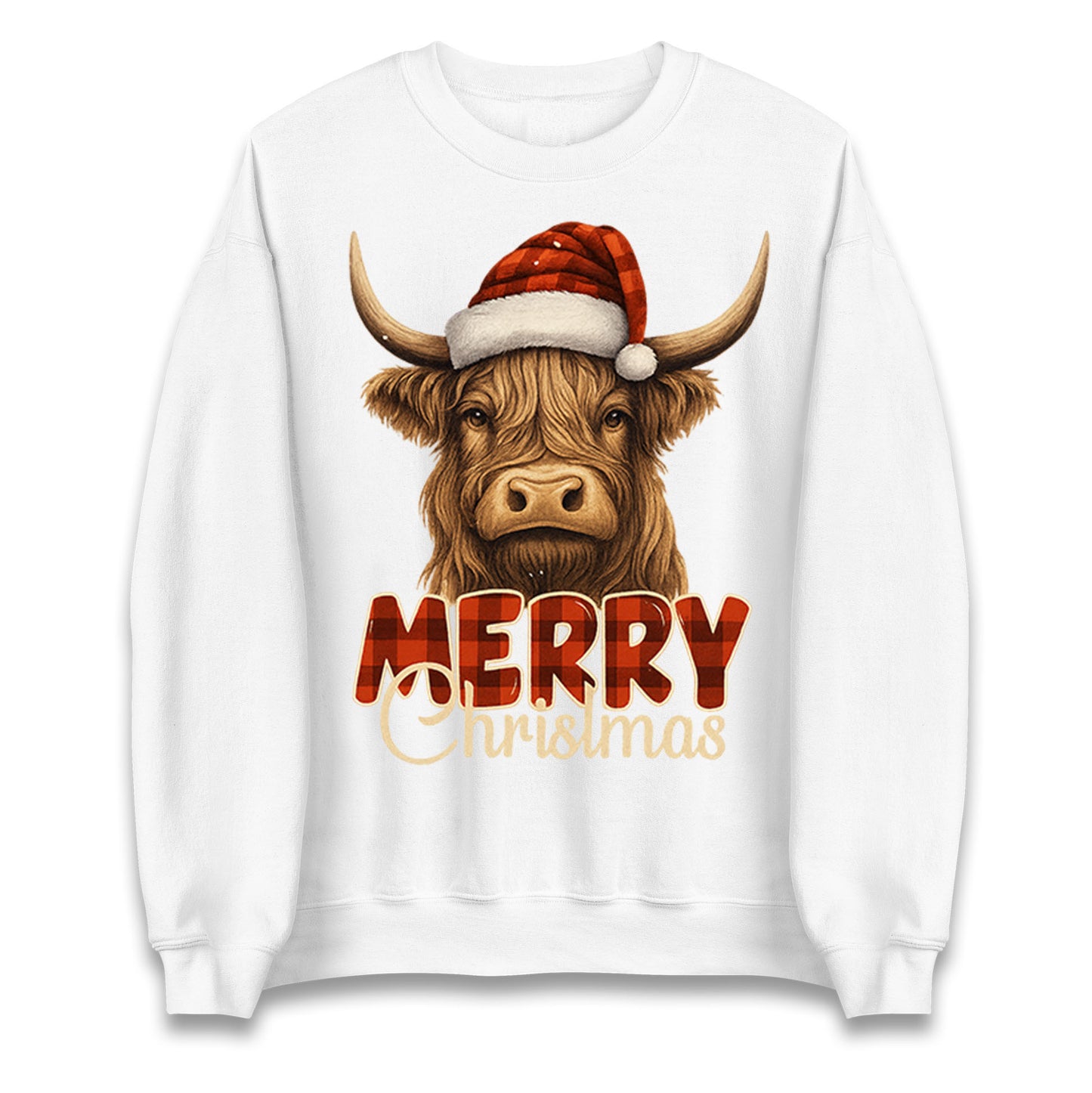 Highland Cow Christmas Jumper