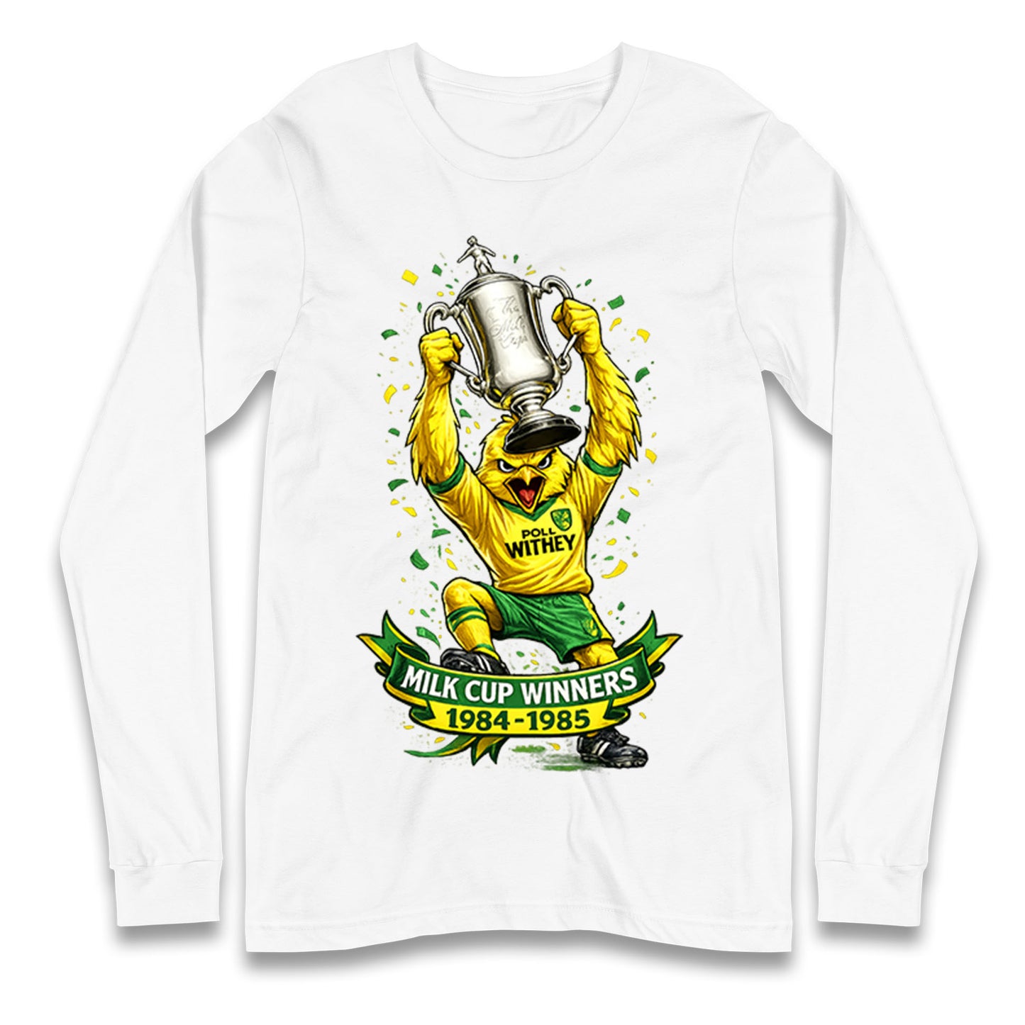 Norwich City Milk Cup Winners Longsleeve T Shirt