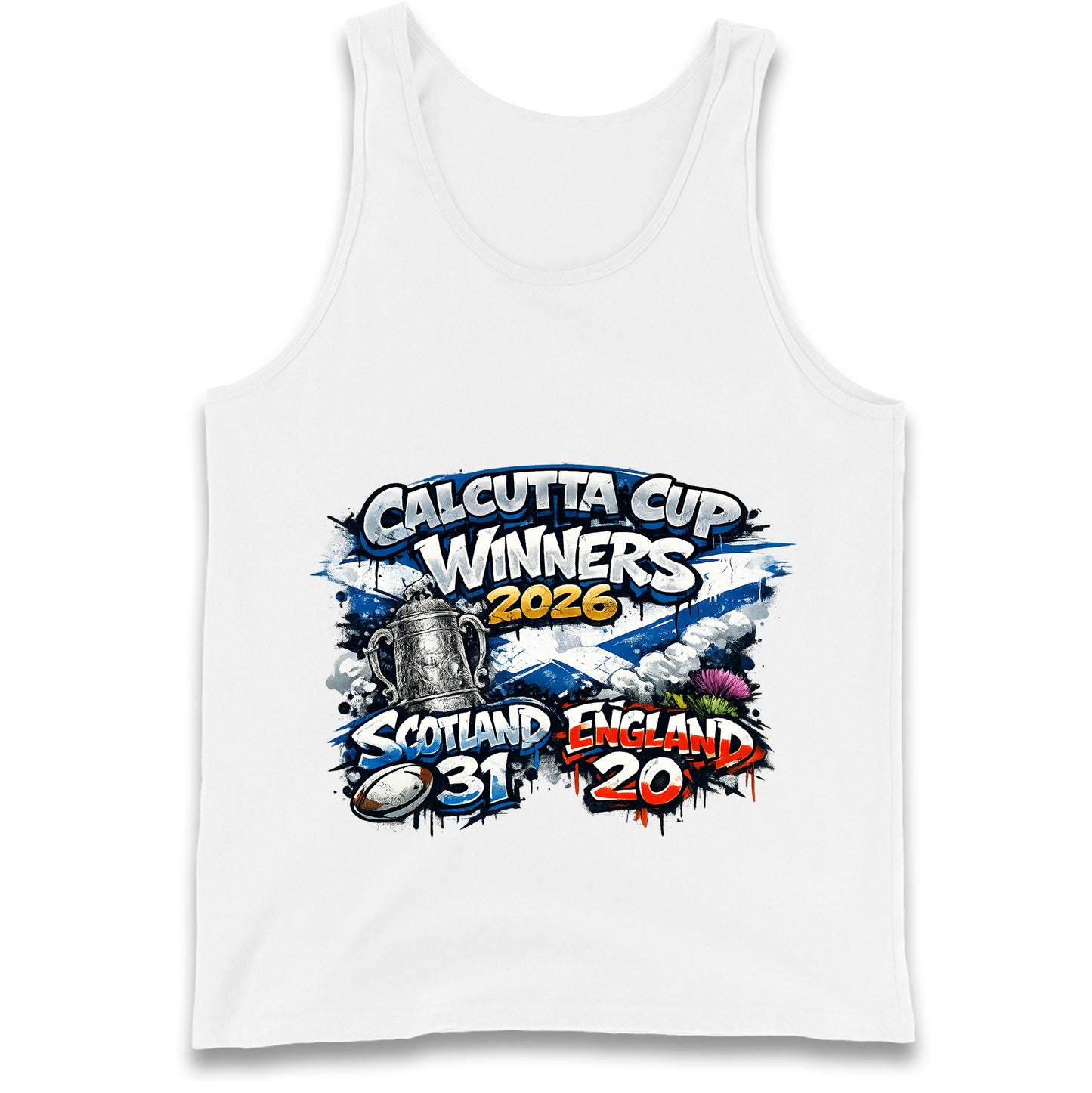 Scotland Calcutta Cup Winners 2026 Tank Top
