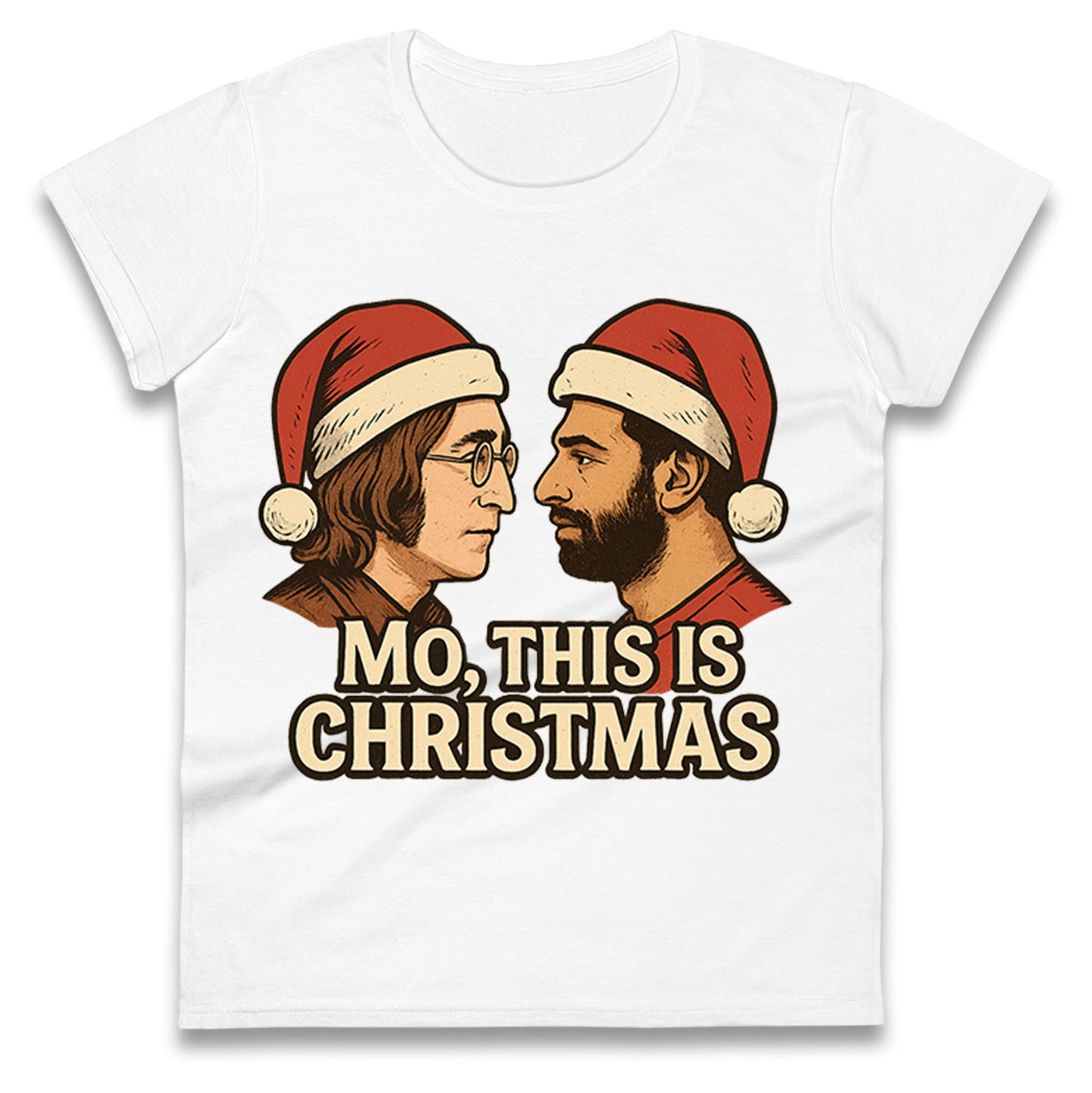 Mo Salah Christmas Ladies T Shirt