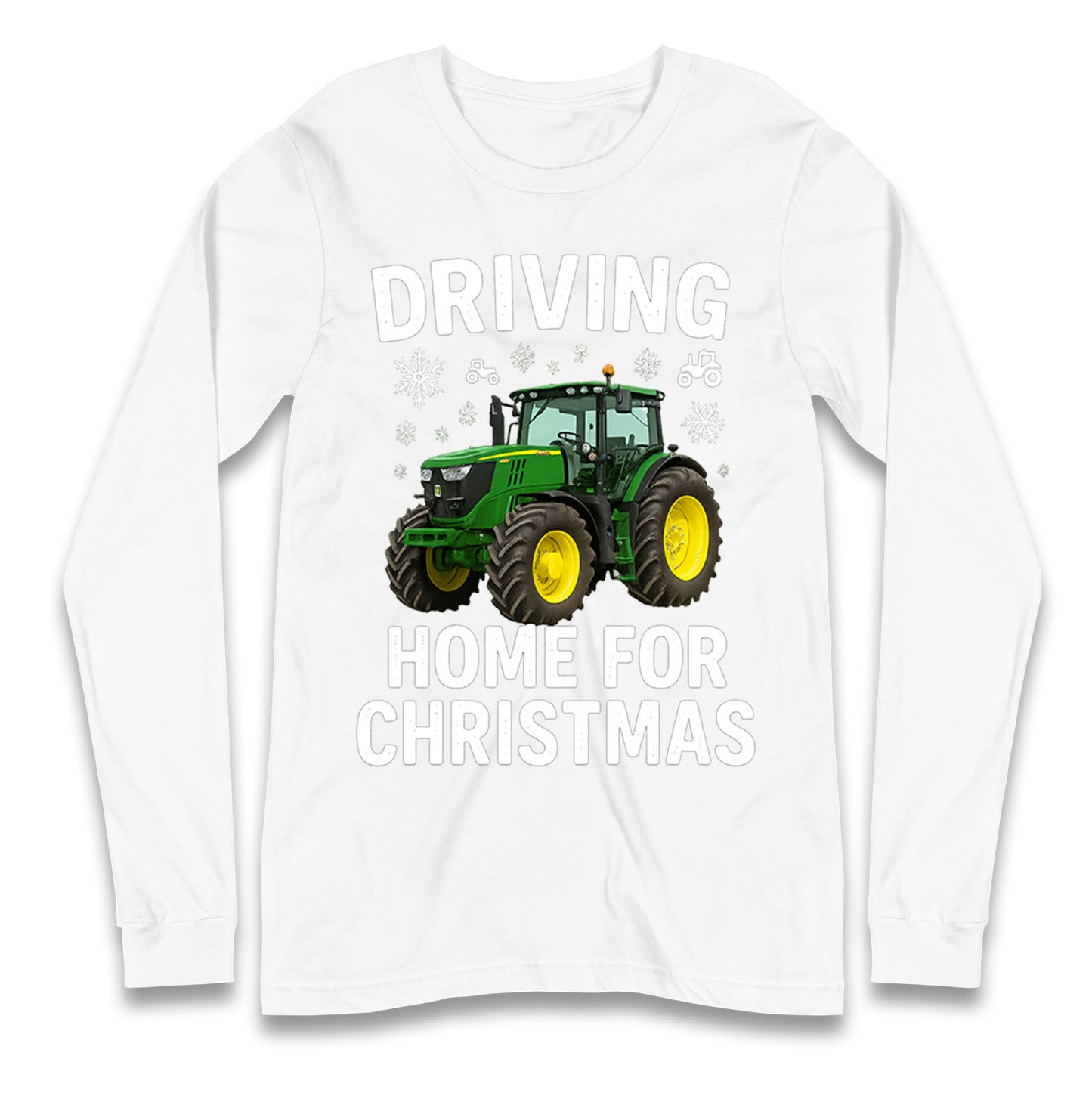 John Deere Tractor Christmas Longsleeve T Shirt