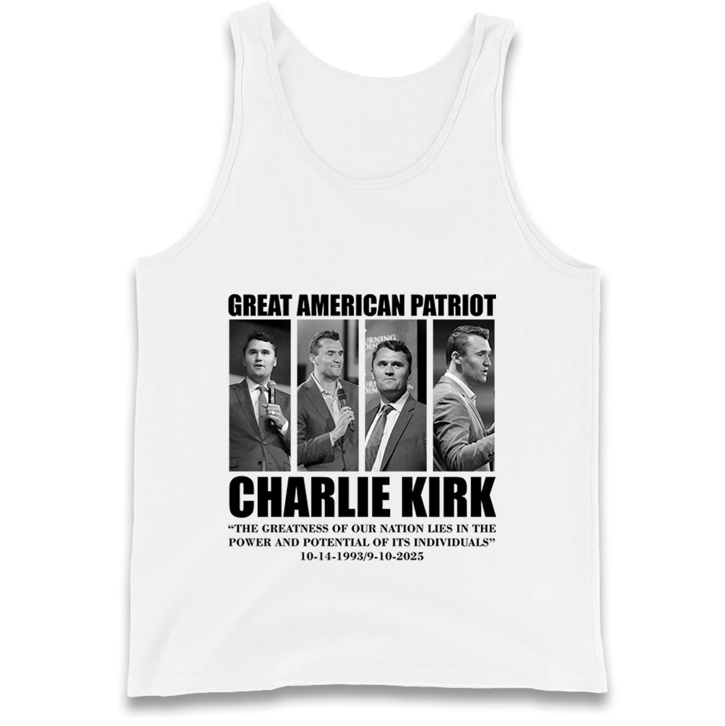 Charlie Kirk Tank Top