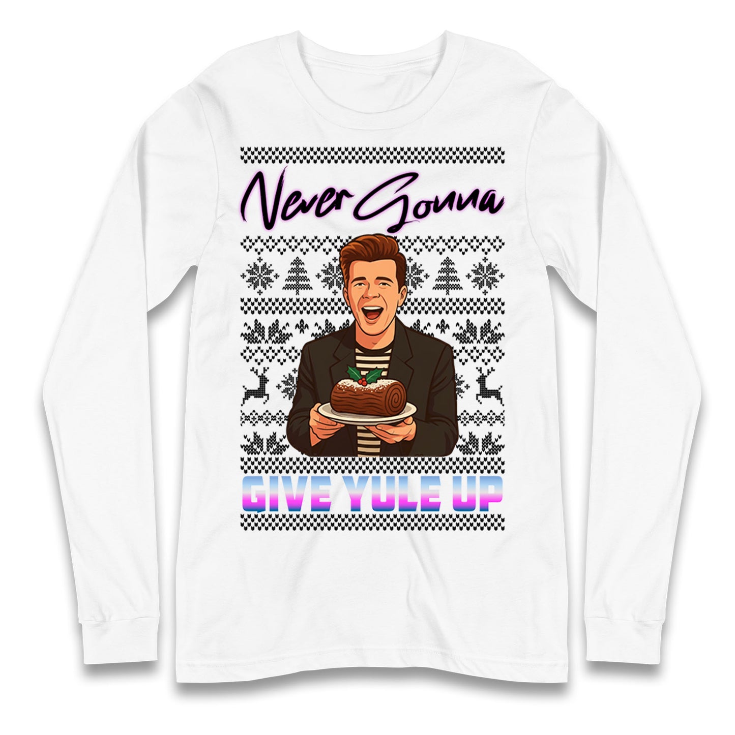 Rick Astley Christmas Longsleeve T Shirt