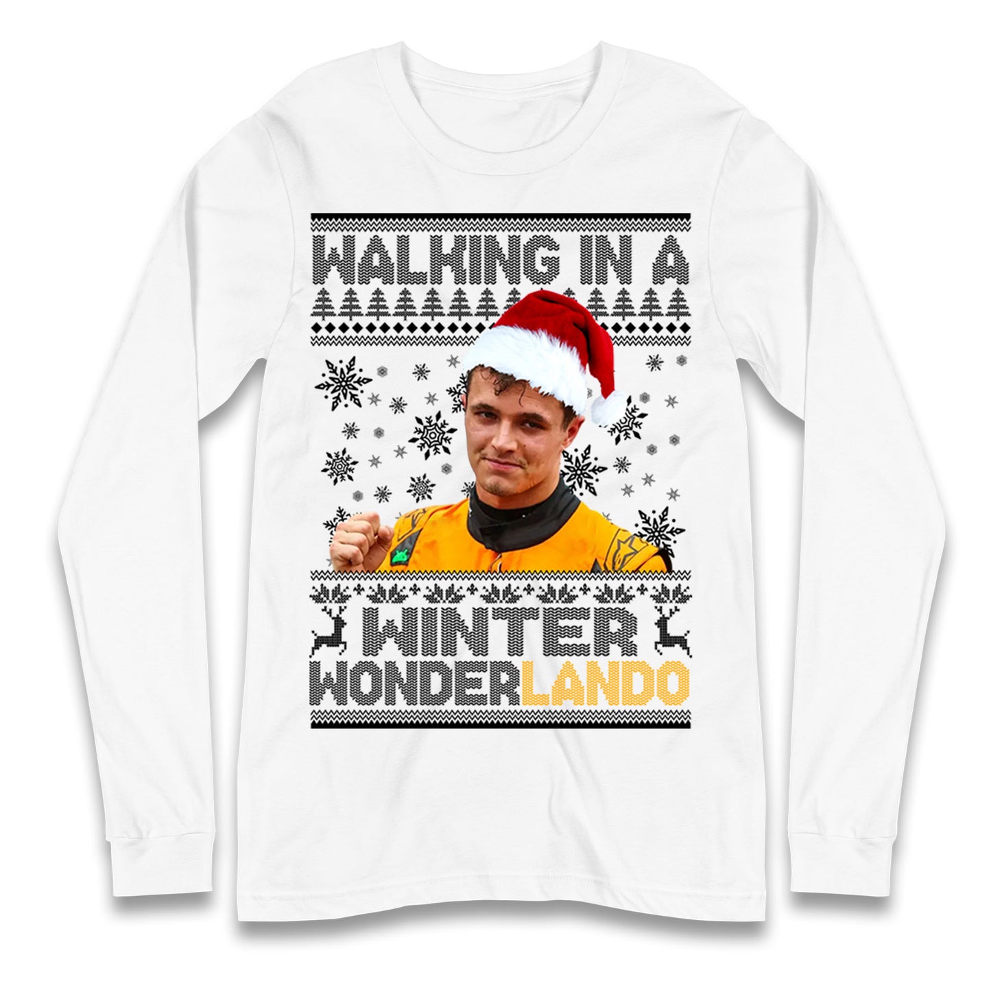 Lando Norris Christmas Longsleeve T Shirt