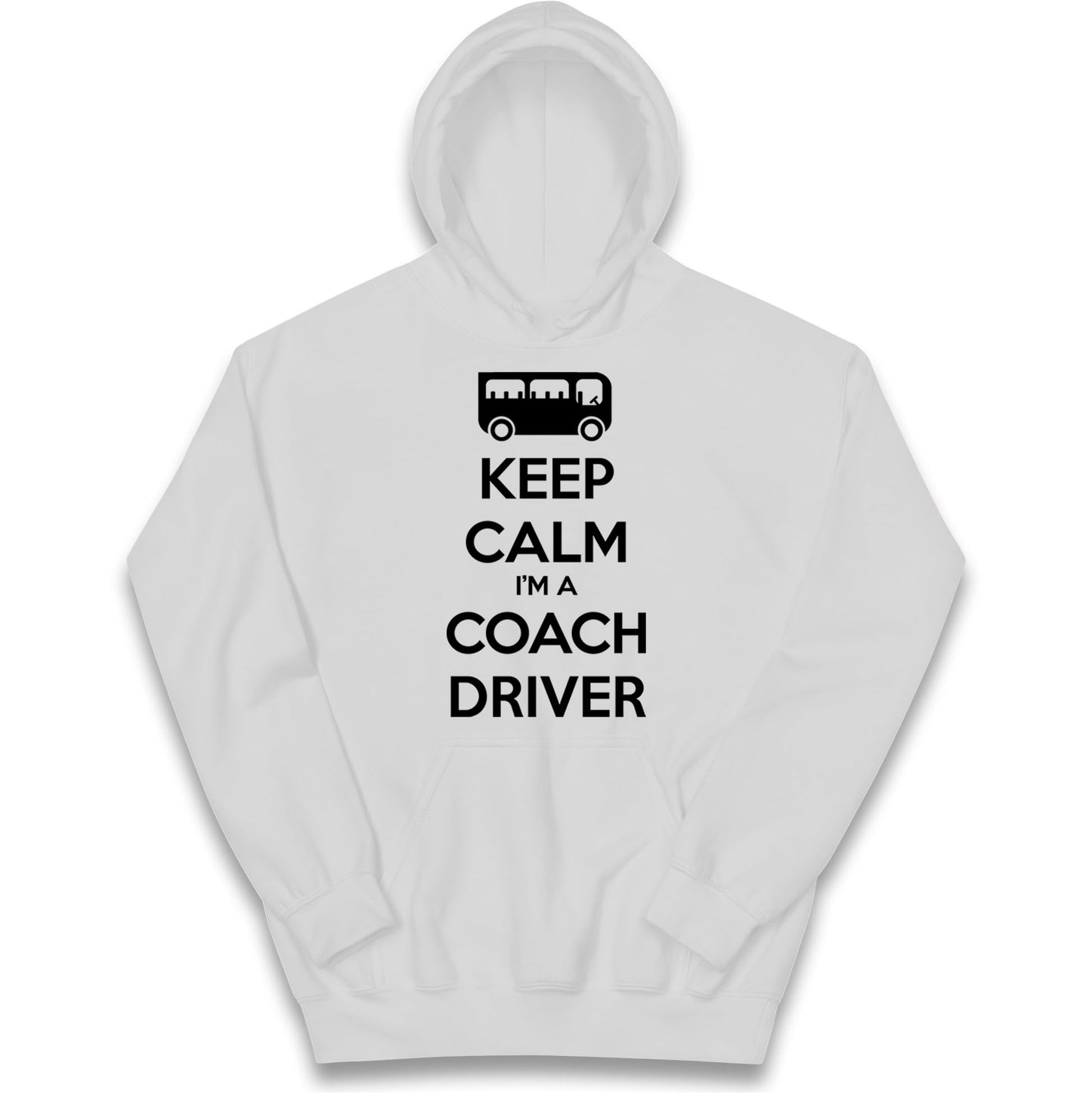 Keep Calm I’m a Coach Driver Kids Hoodie