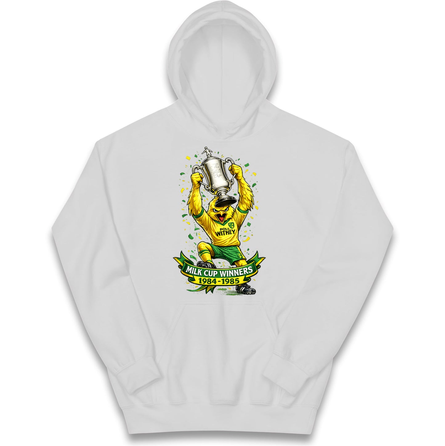 Norwich City Milk Cup Winners Kids Hoodie