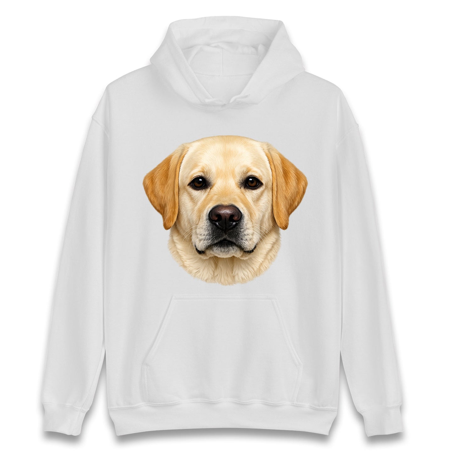 Labrador Dog Face Hoodie