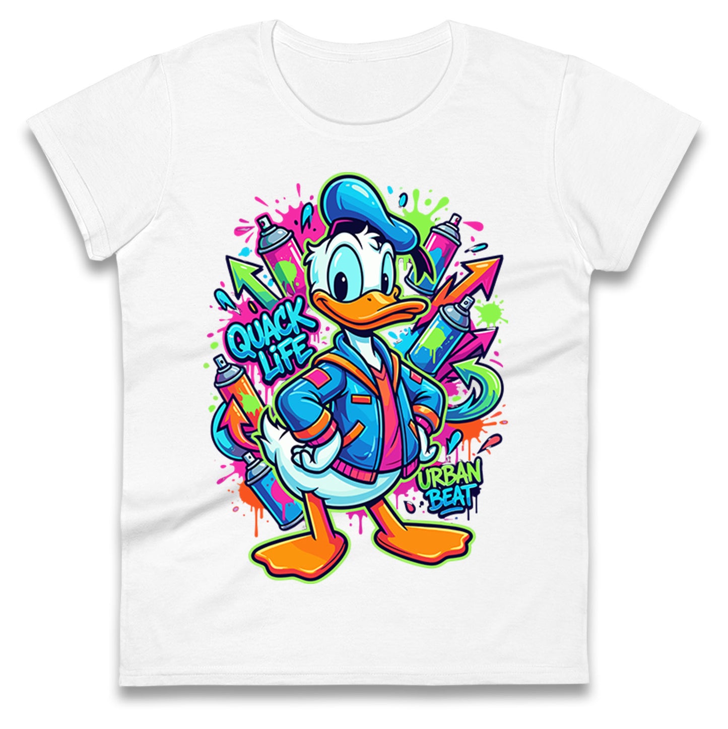 Donald Duck Ladies T Shirt