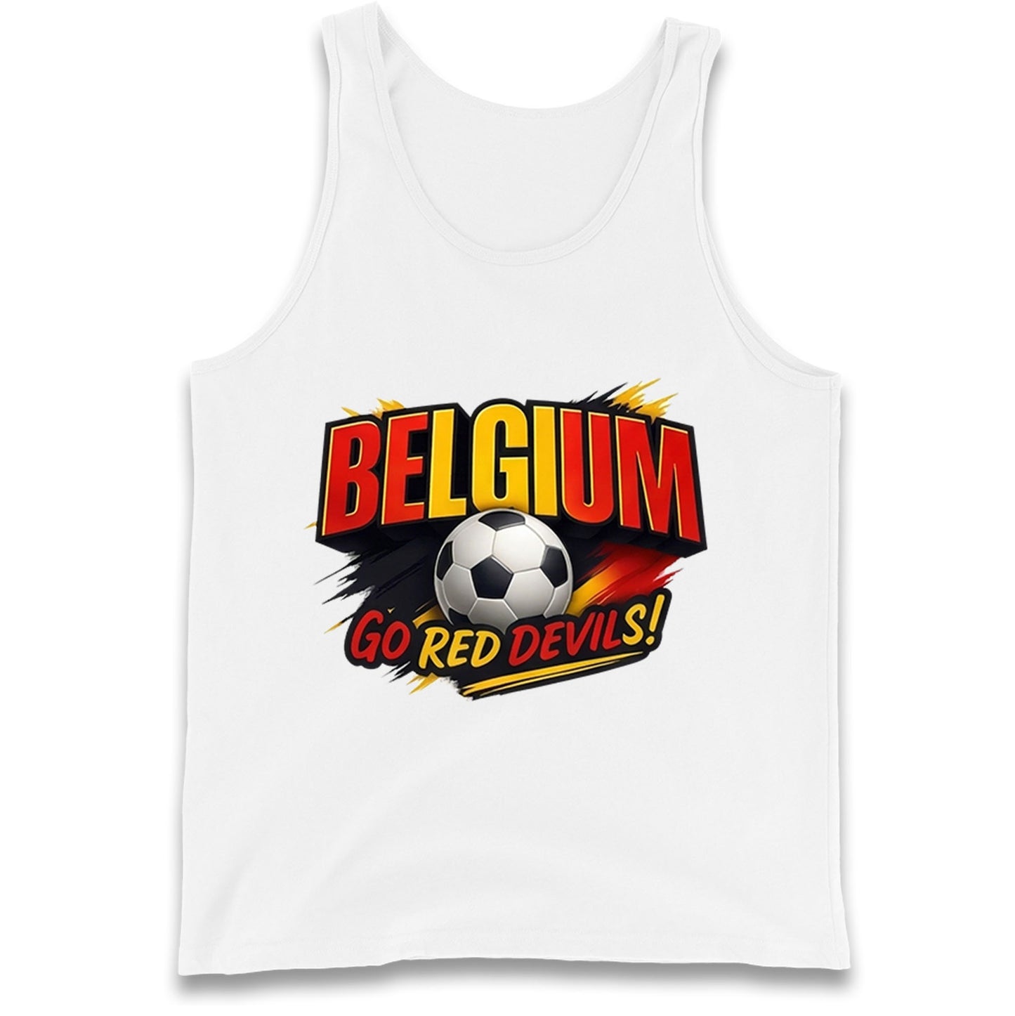 Belgium Retro Football Tank Top