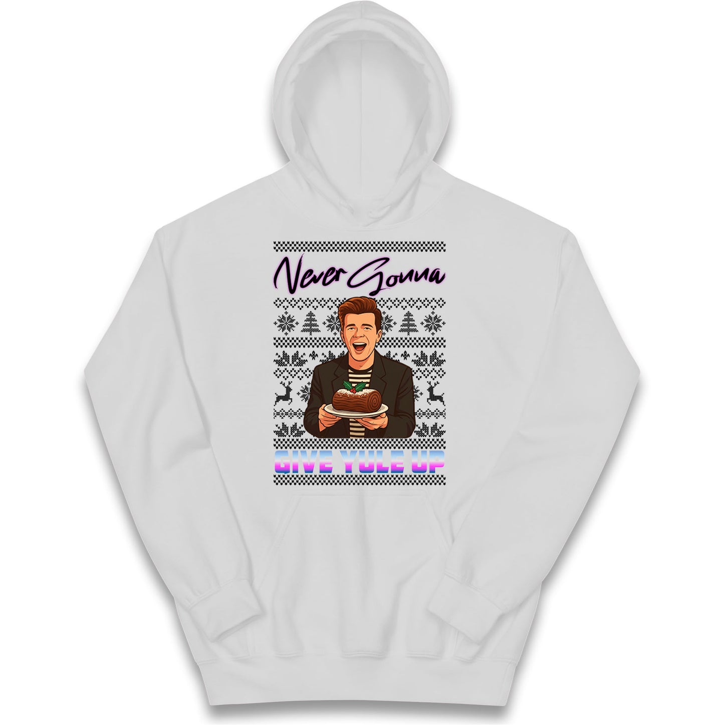 Rick Astley Christmas Kids Hoodie