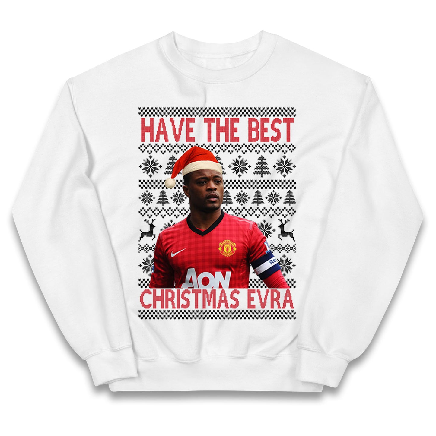 Man Utd Xmas Kids Jumper
