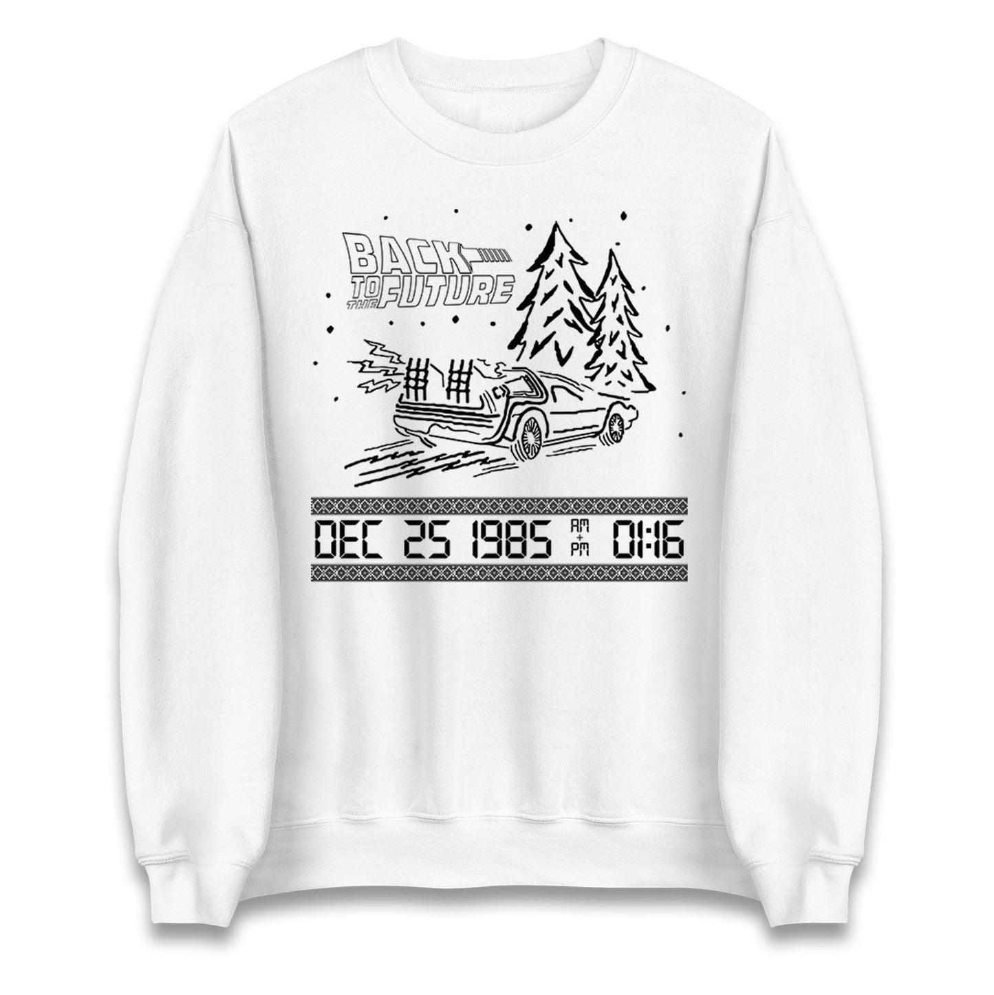 Back to The Future Xmas Jumper