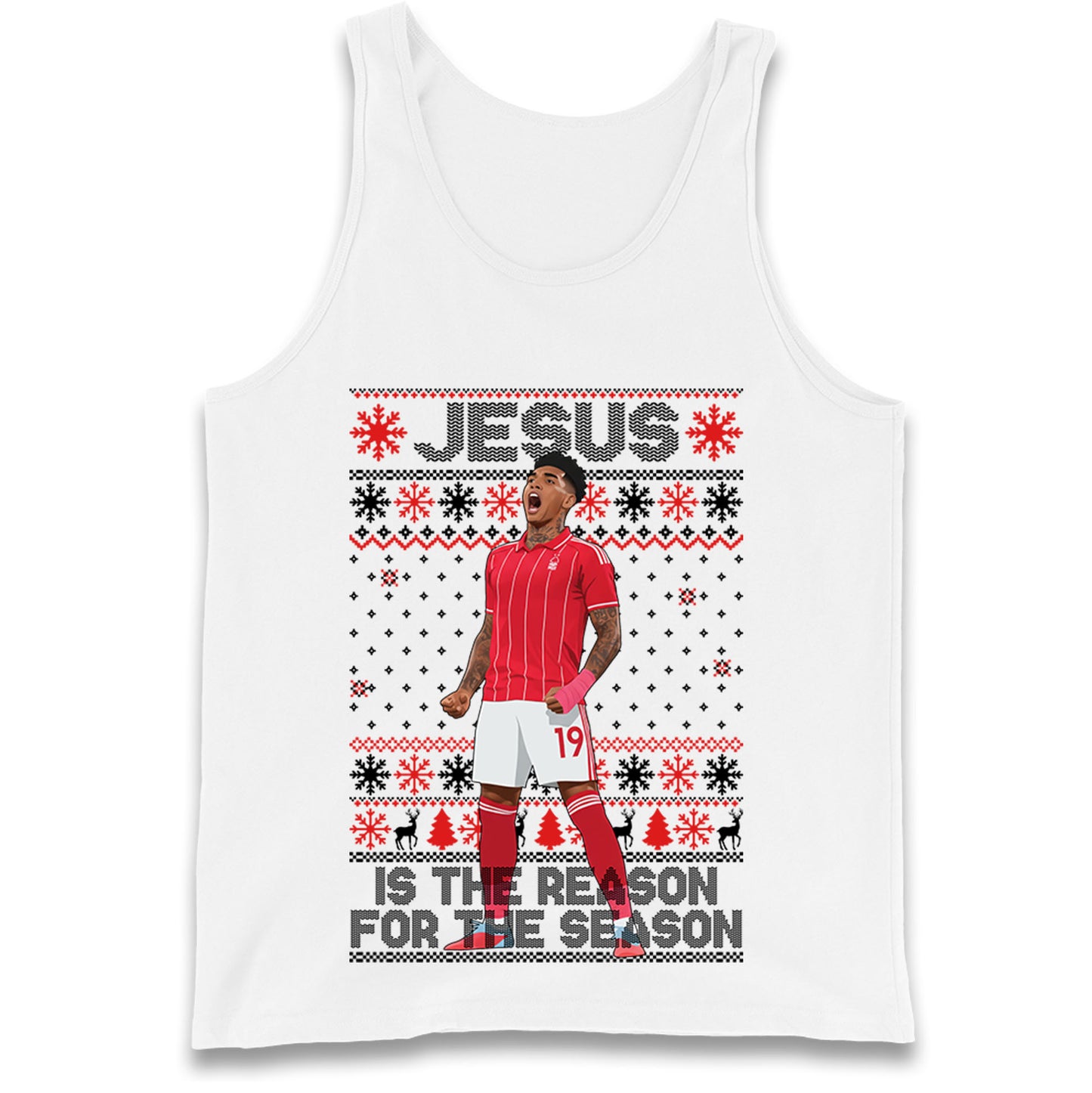 Nottm Forest FC Christmas Tank Top