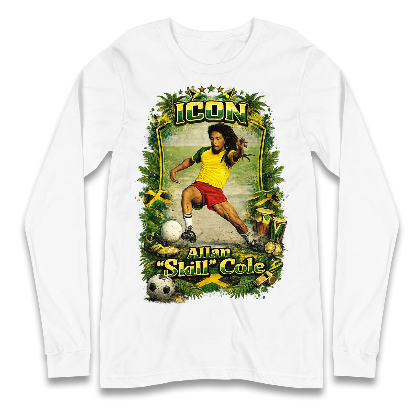 Jamaica Football Longsleeve T Shirt