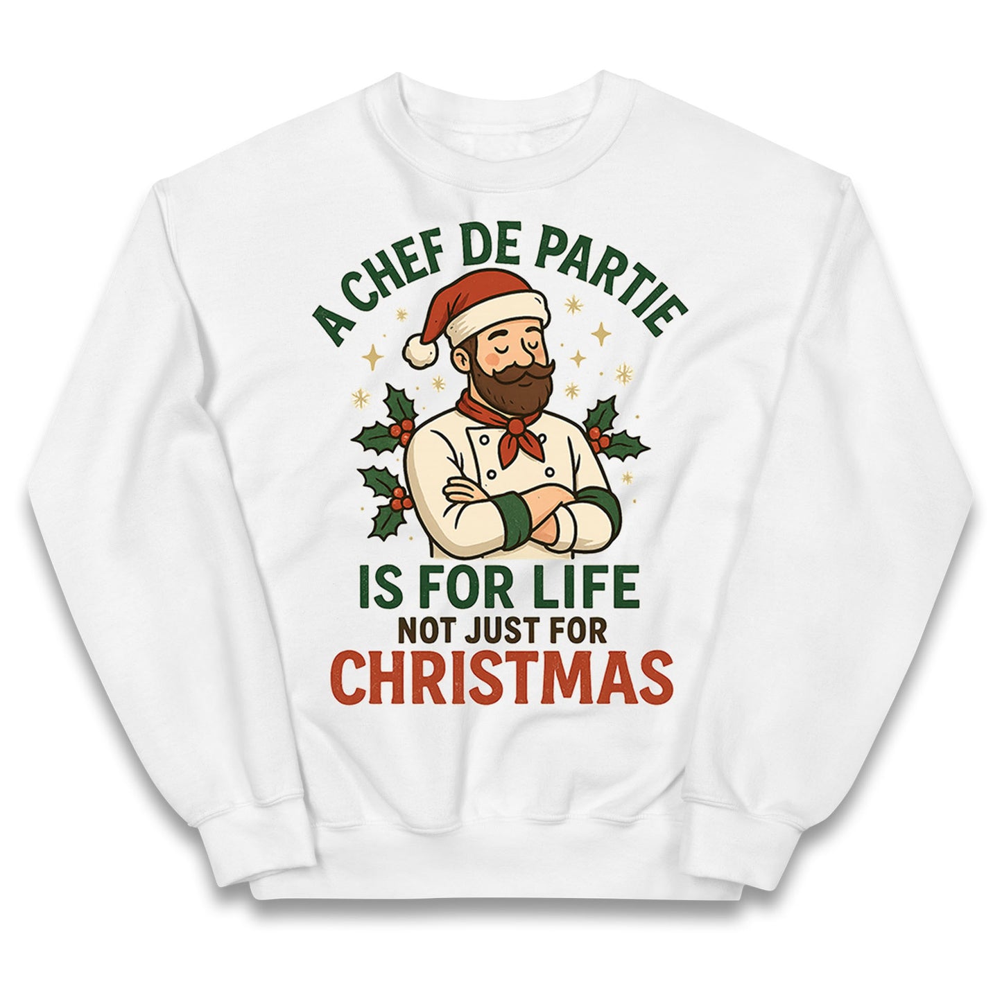 Chef De Partie Christmas Kids Jumper