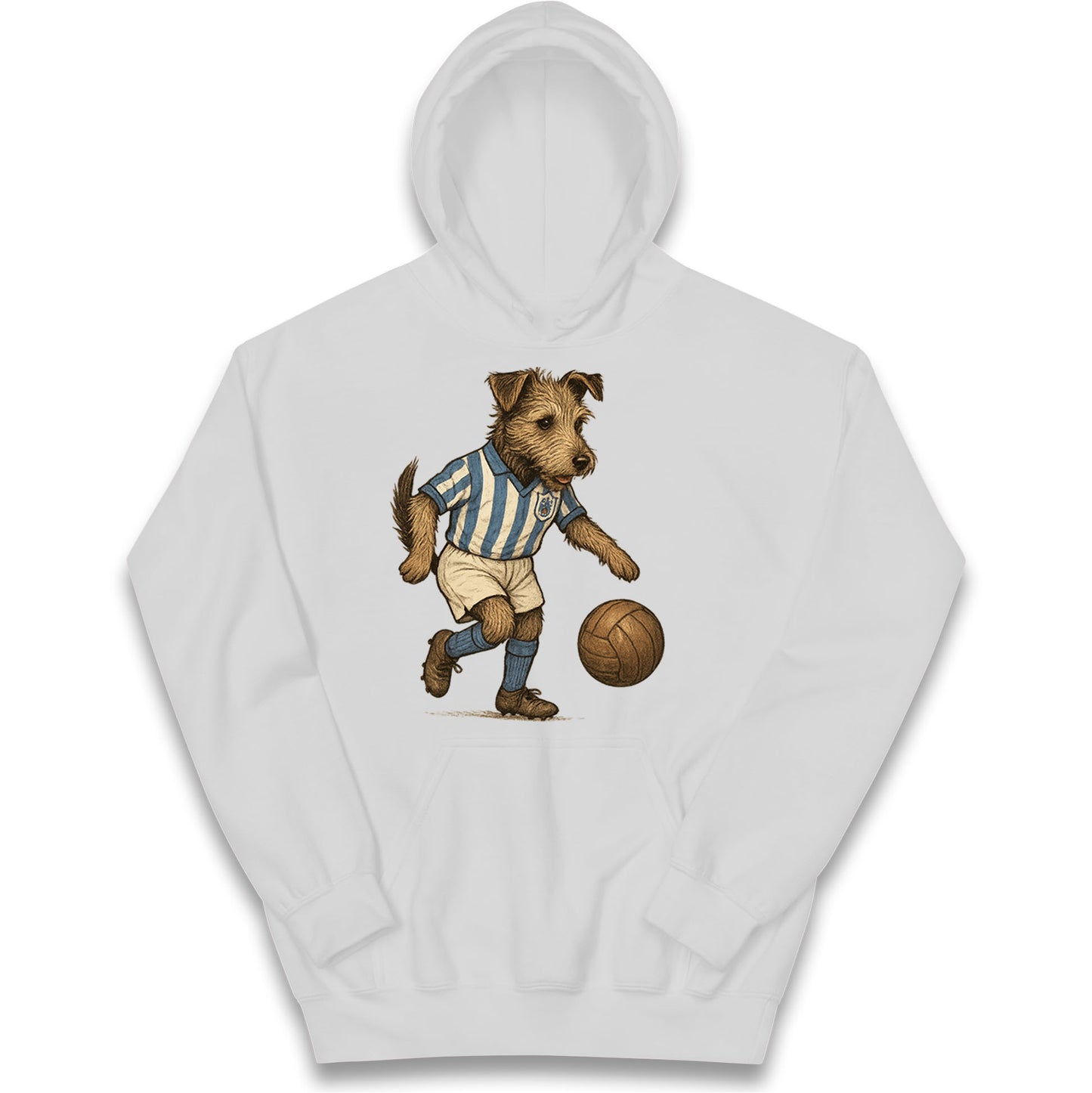 Retro Huddersfield Town Christmas Kids Hoodie