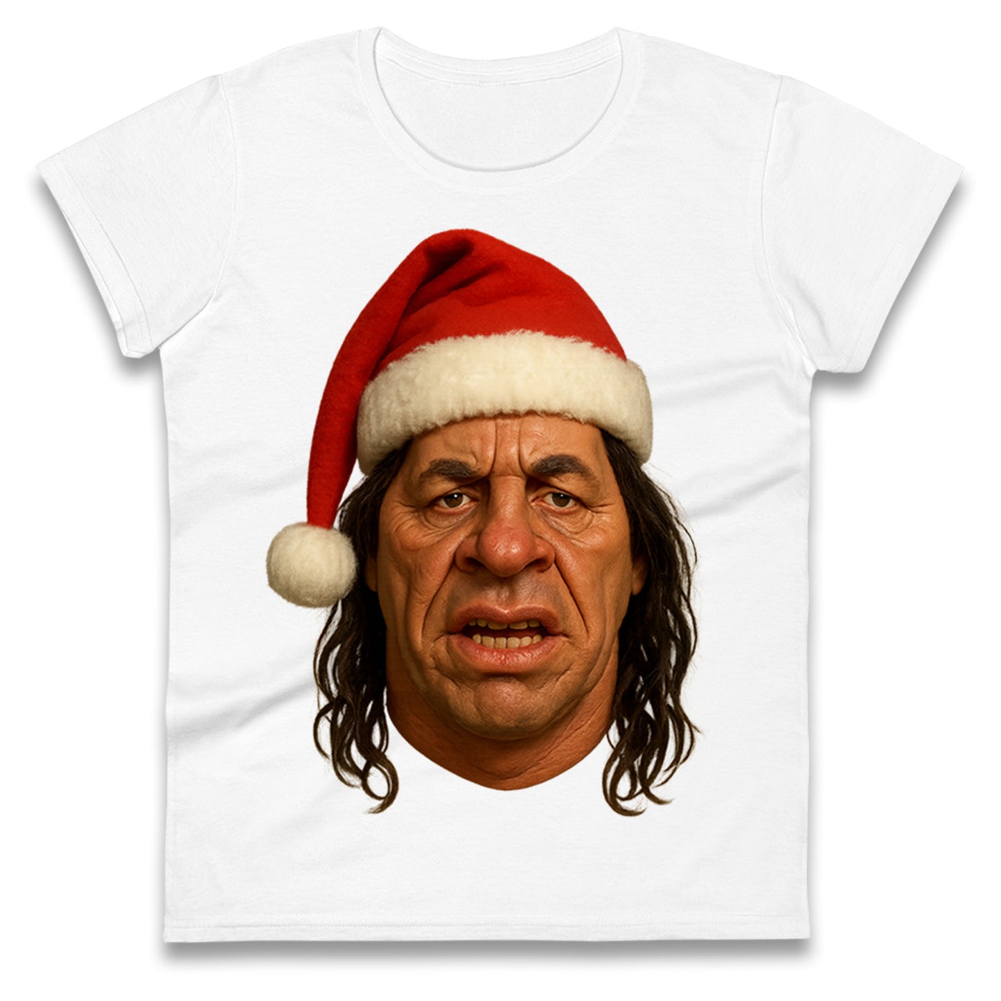 Bret Hart Christmas Ladies T Shirt