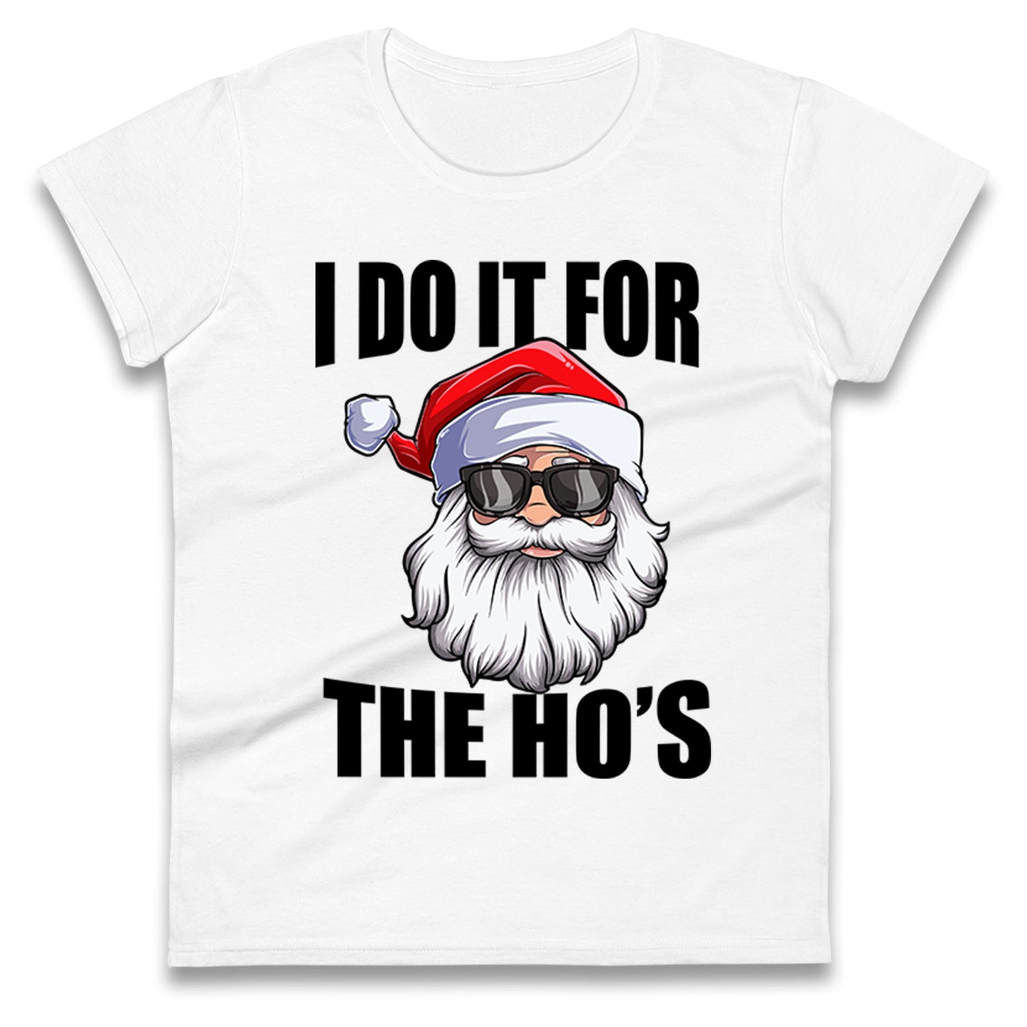 Ho Ho Ho Christmas Ladies T Shirt