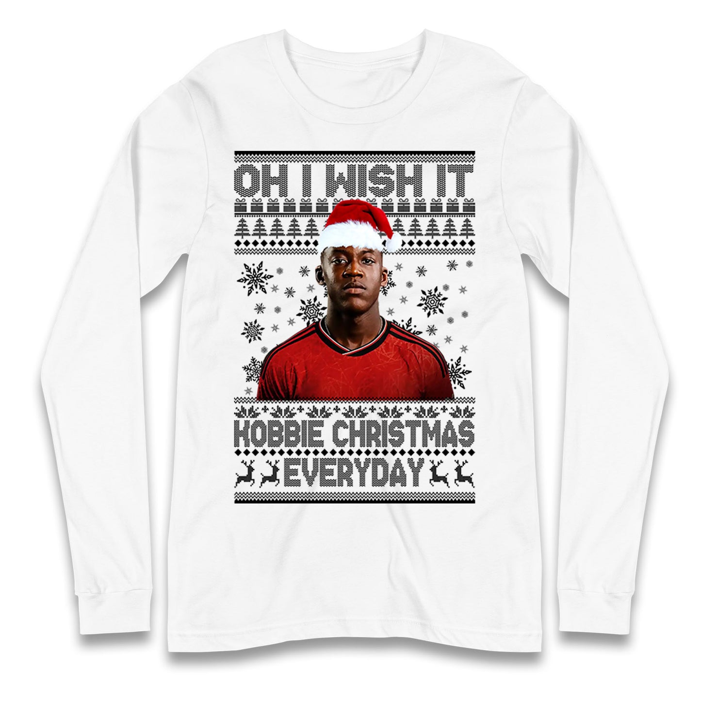 Kobbie Mainoo Christmas Longsleeve T Shirt