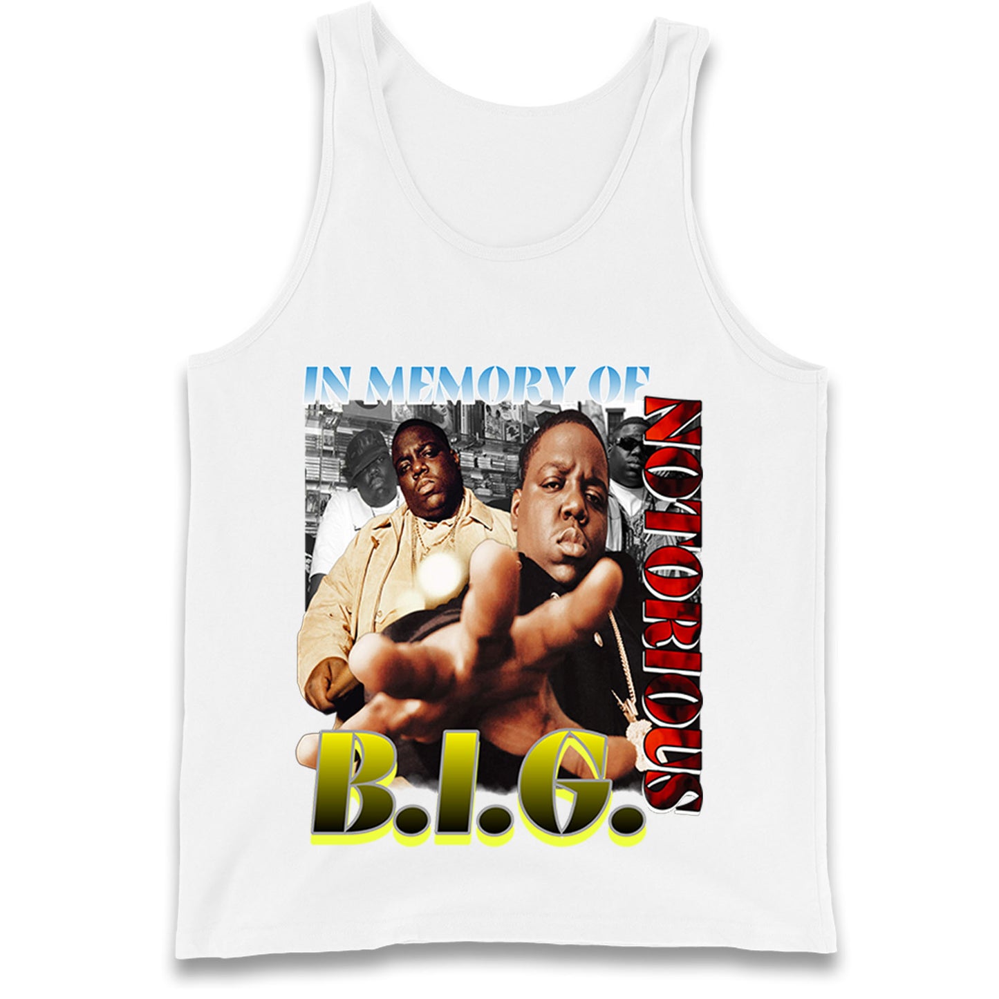 In memory of Notorious B.I.G. Tank Top