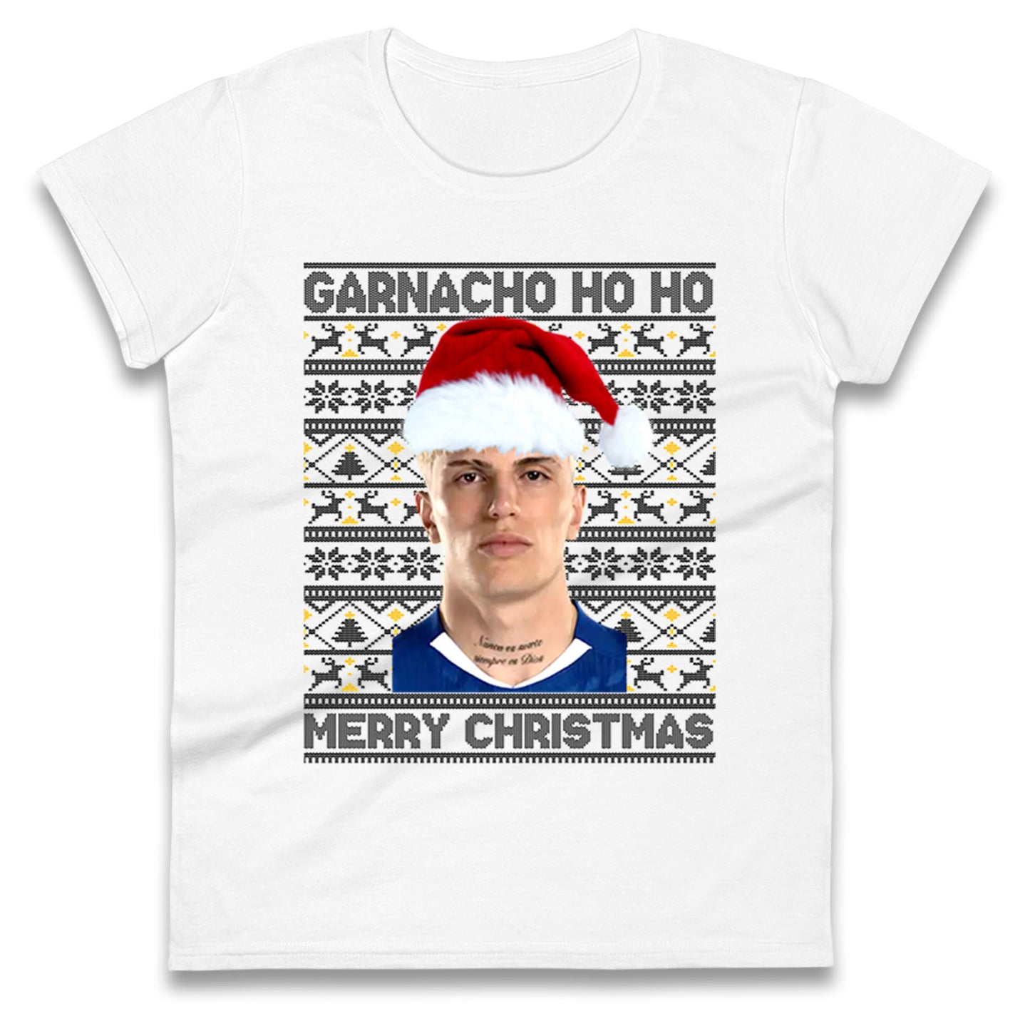 Garnacho Christmas Ladies T Shirt