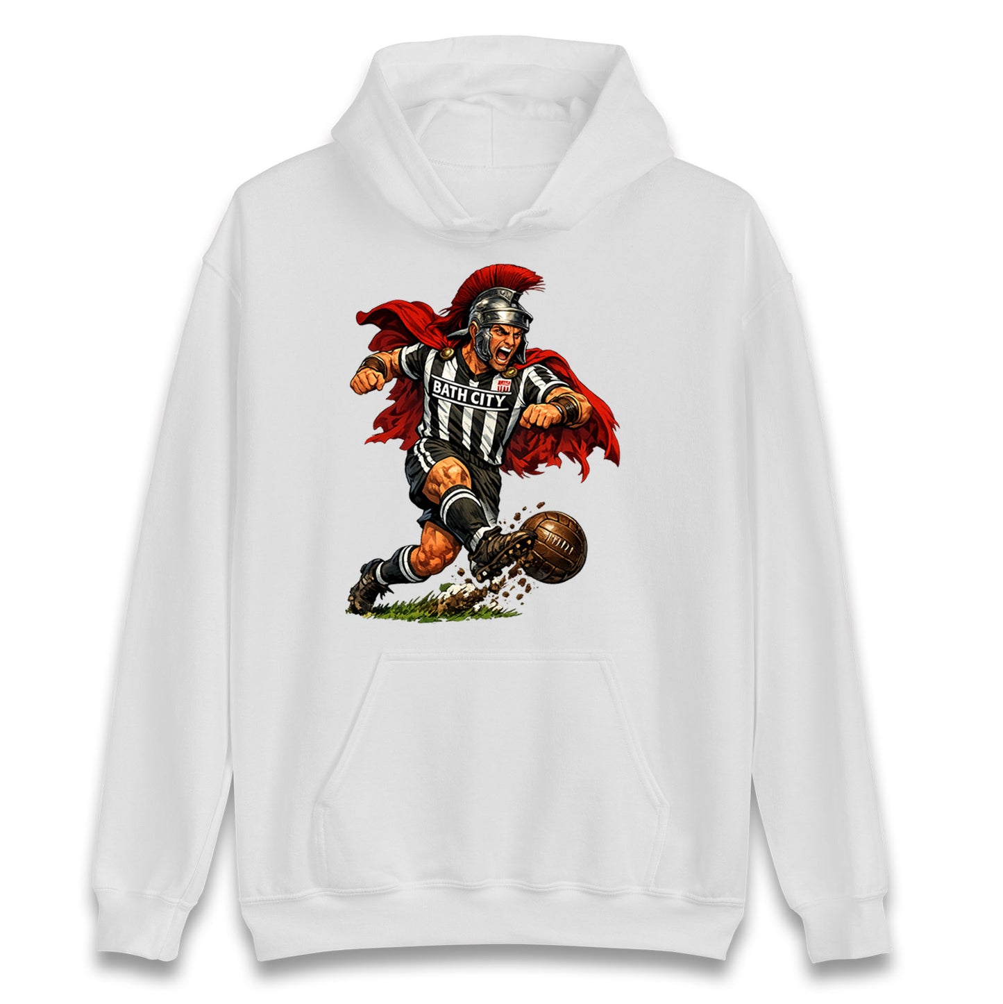 Retro Bath City Football Hoodie